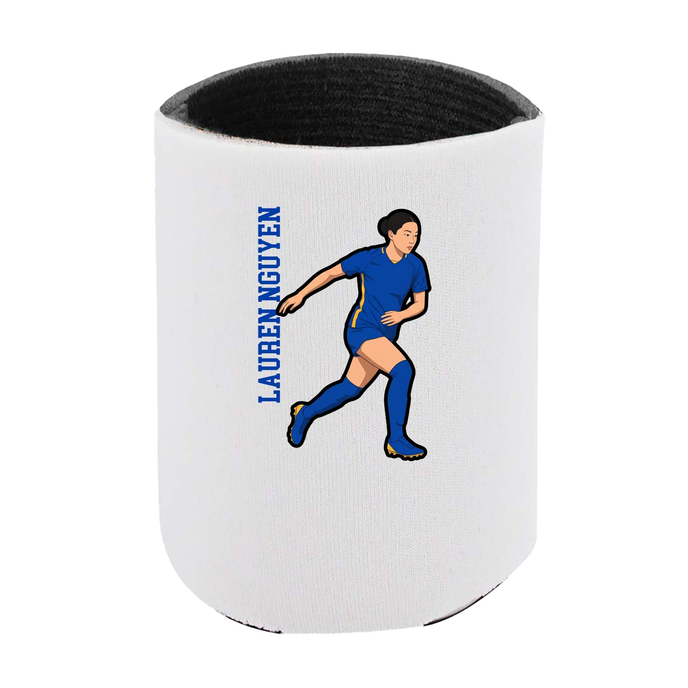 Can Holder — Name Vertical in White