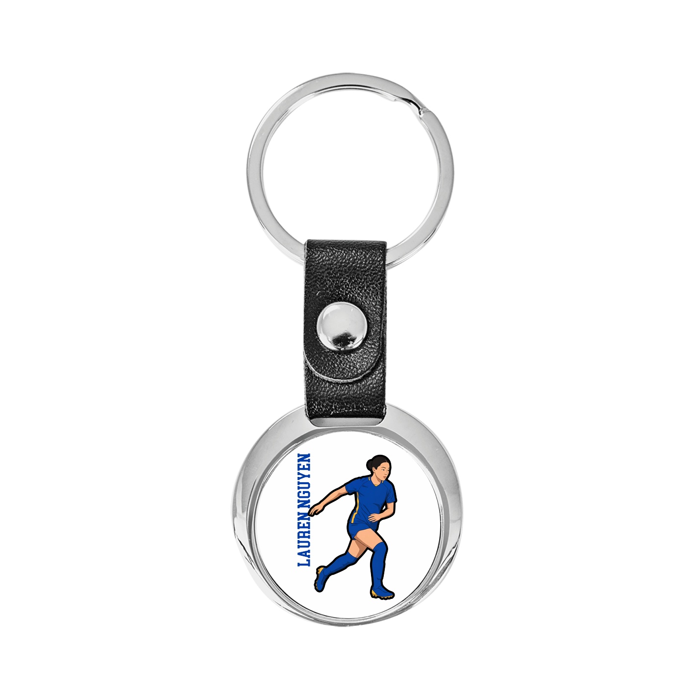 Key Chain — Name Vertical in Classic