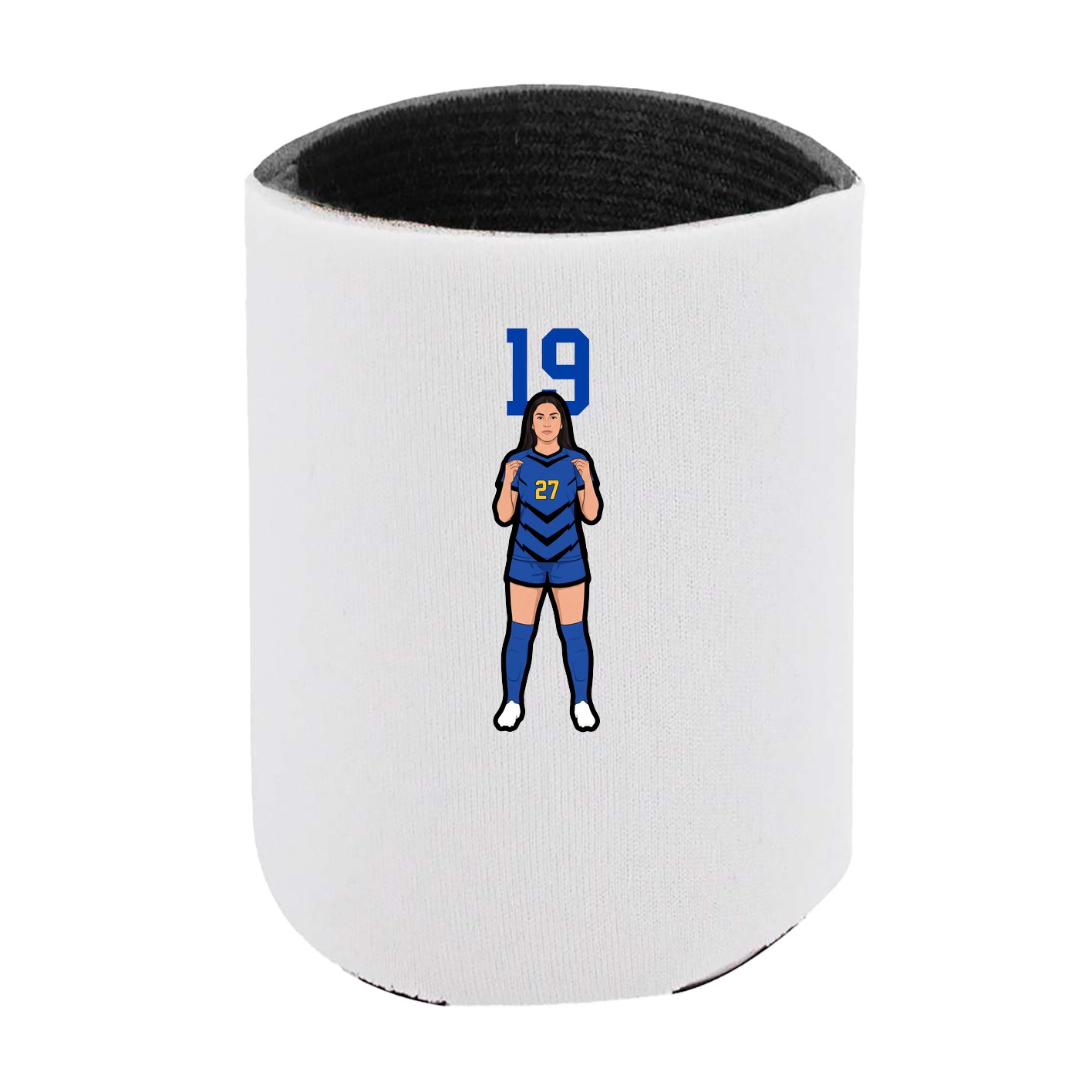 Can Holder — Number Top in White