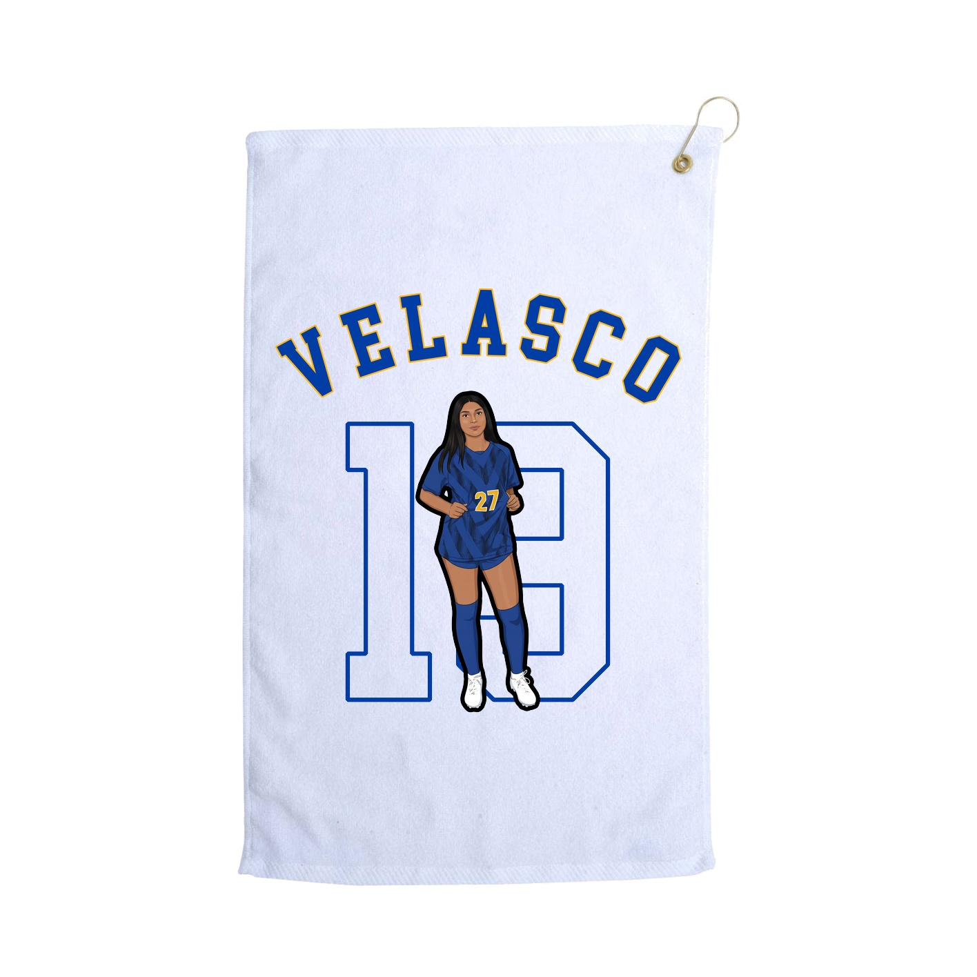 Golf Towel — Shirsey Arch in White