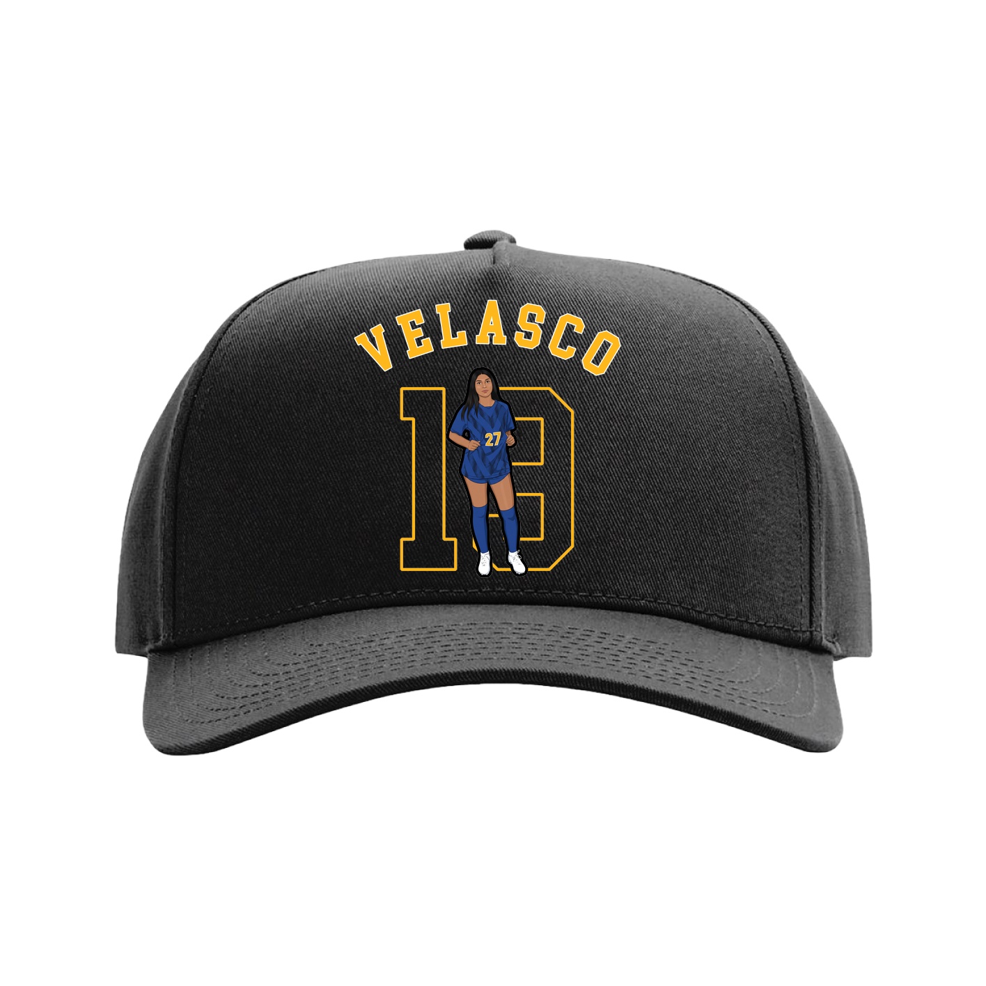 Full Fabric Five-Panel Champ Cap