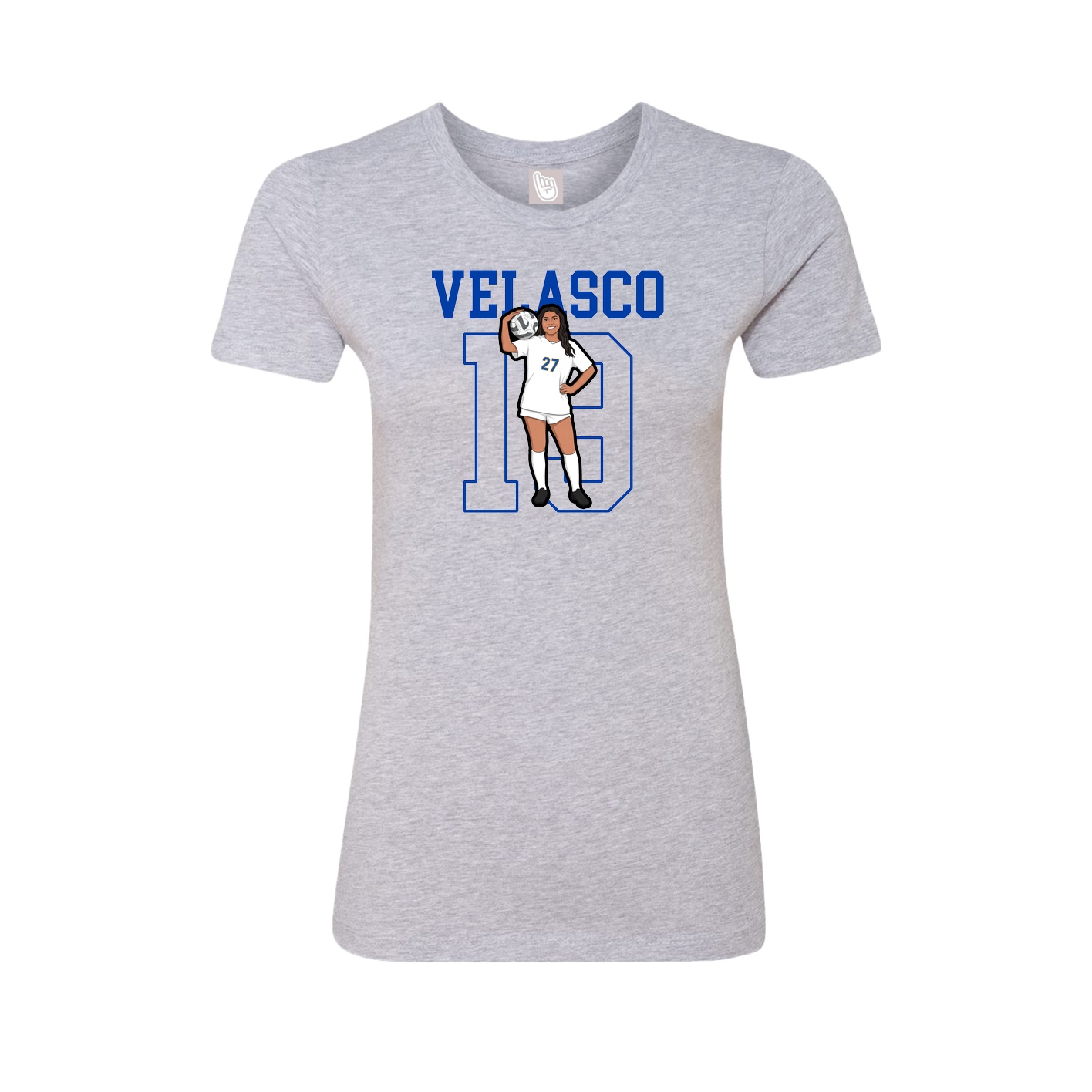Fitted Women's Tee — Shirsey in Grey