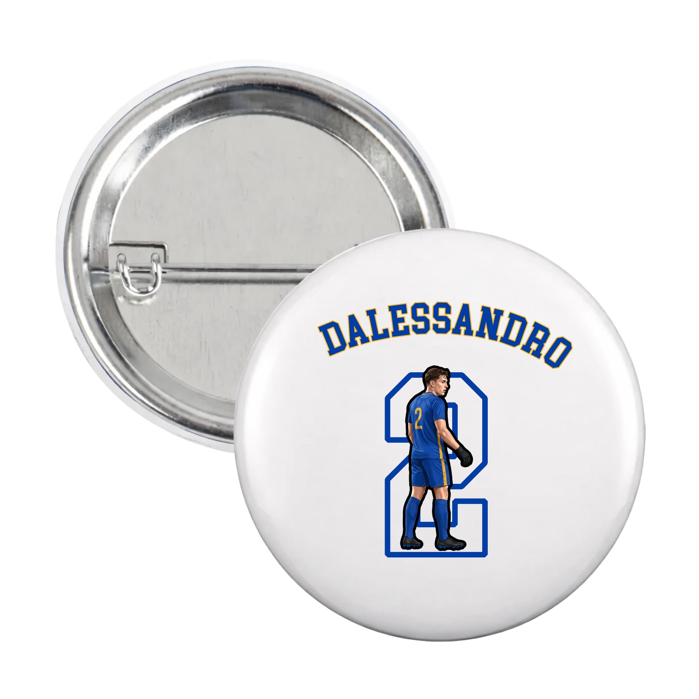 Game Day Button — Shirsey Arch in White