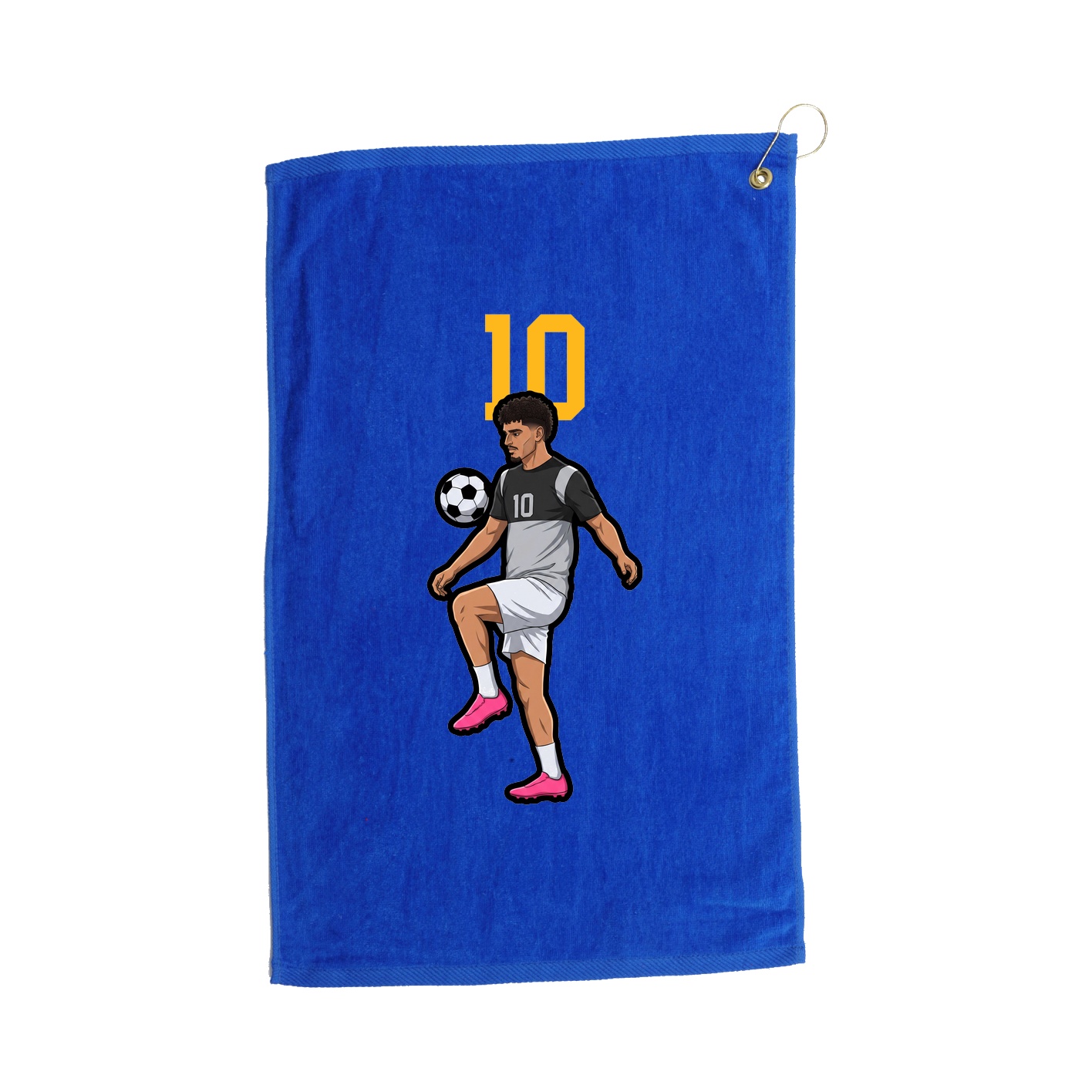 Golf Towel — Number Top in Royal