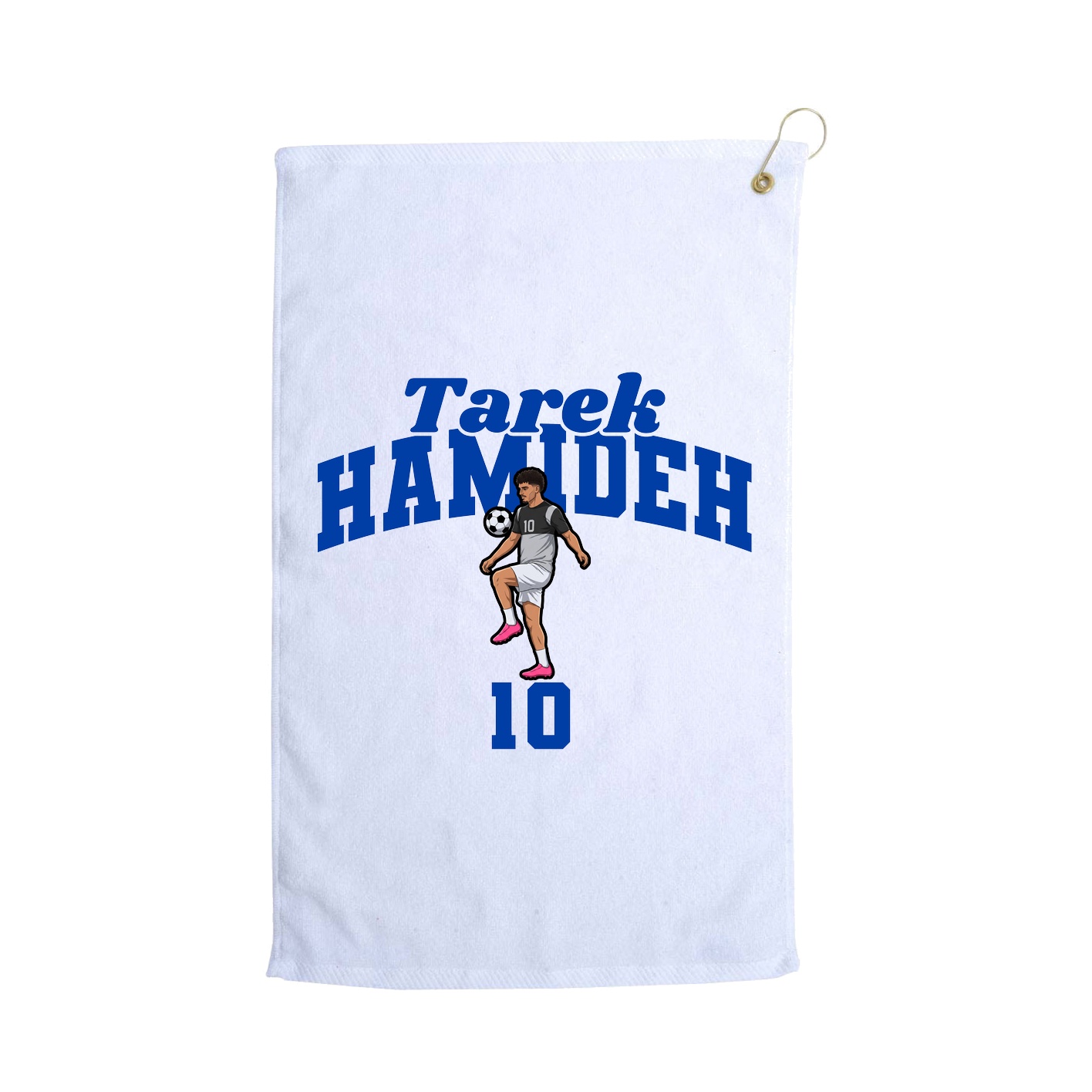 Golf Towel — Signature Arch in White