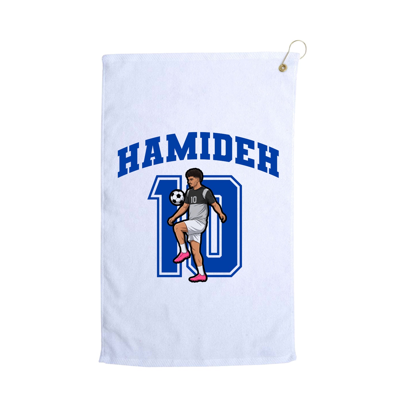 Golf Towel — Number in White