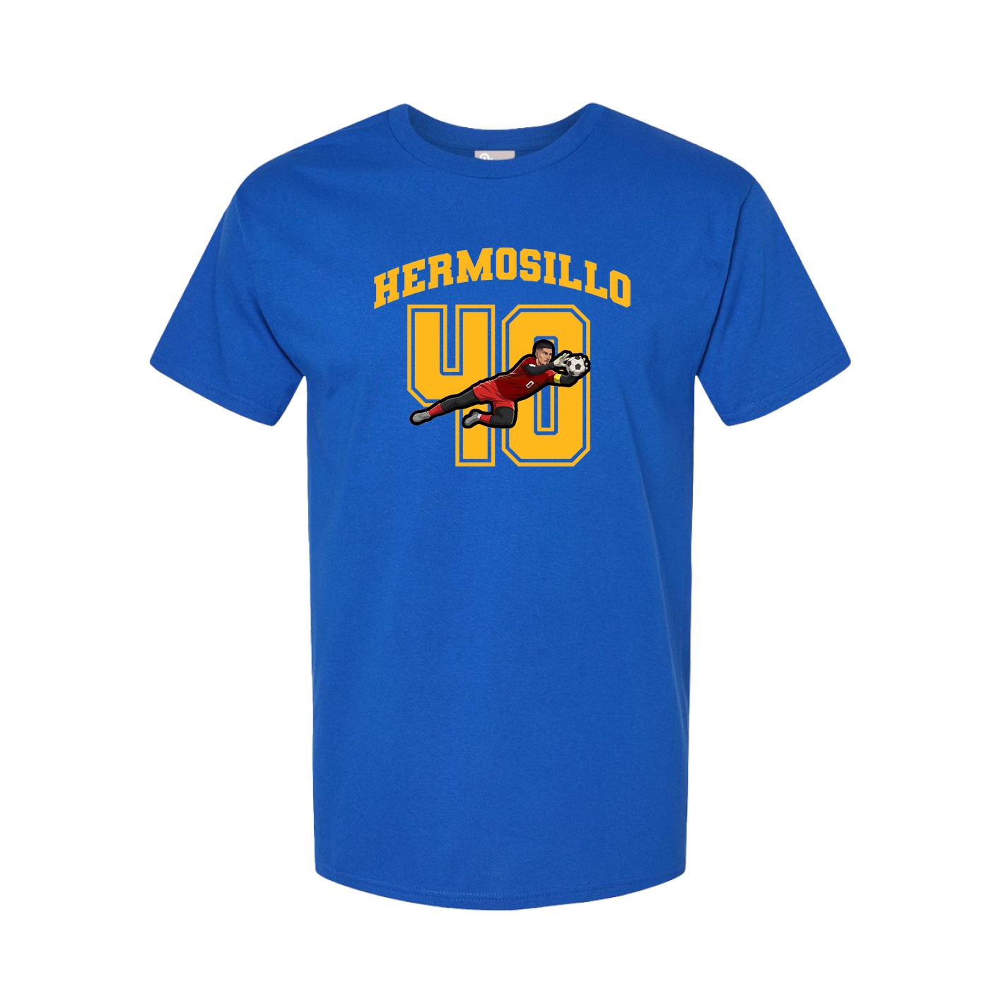 Youth Tee — Number in Royal