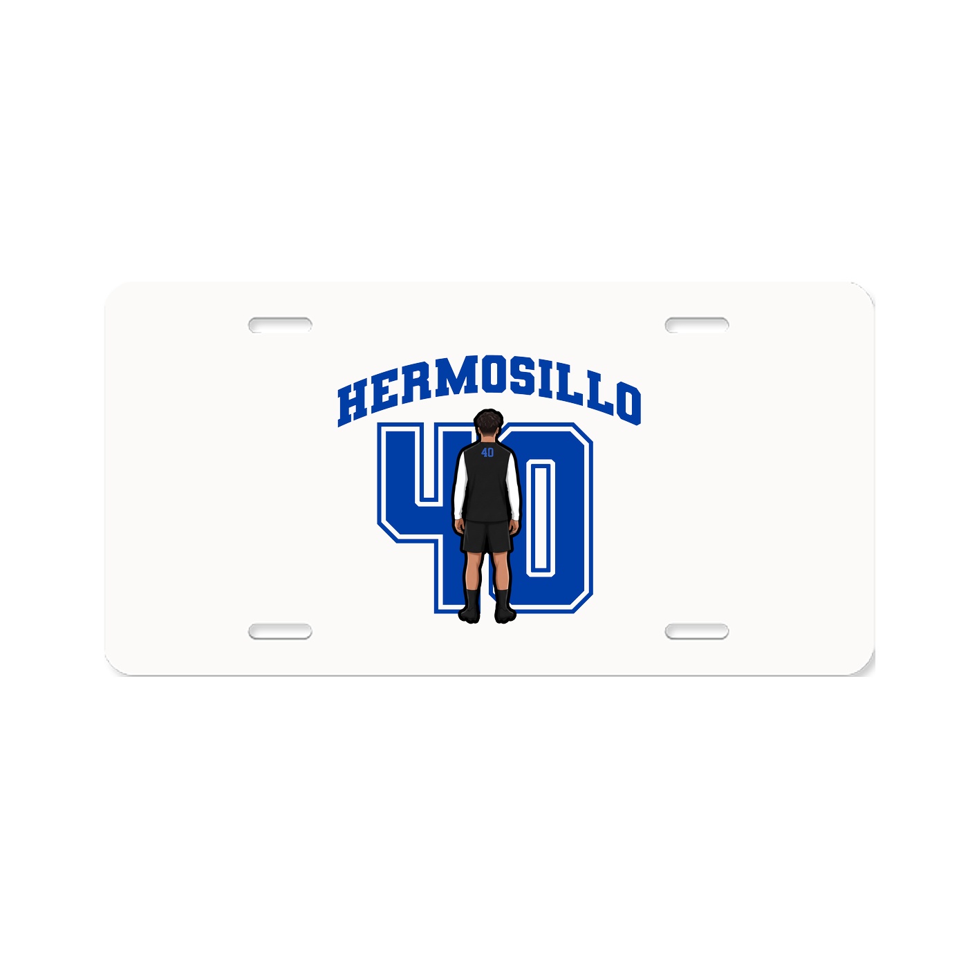License Plate — Number in Classic