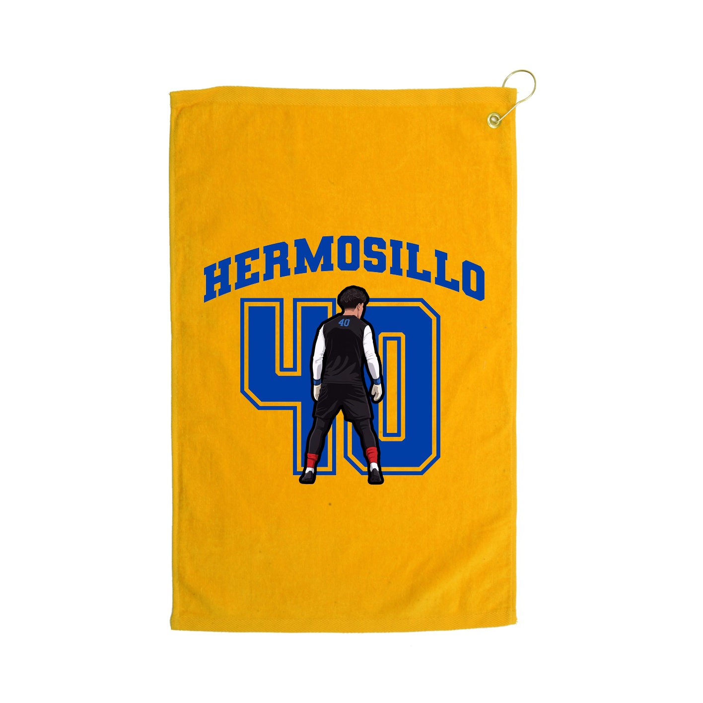 Golf Towel — Number in Gold