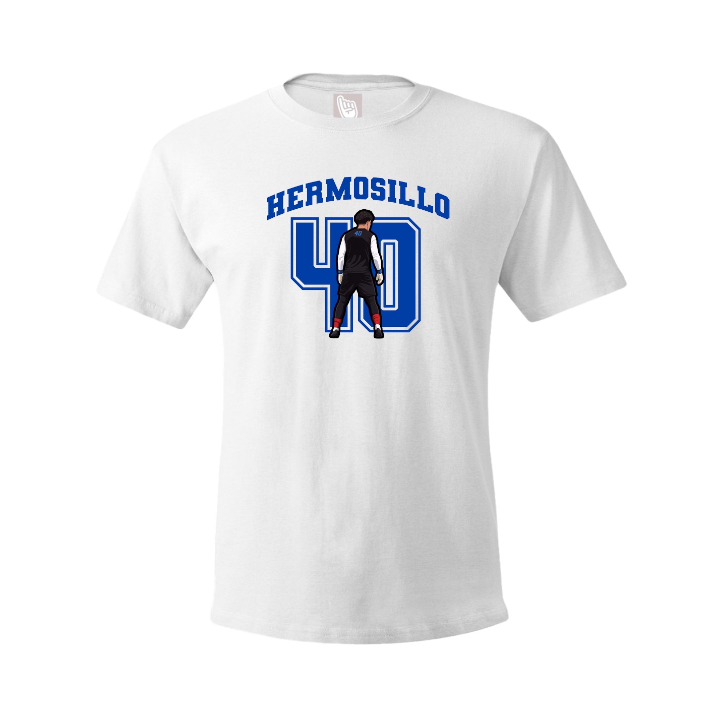 Youth Tee — Number in White