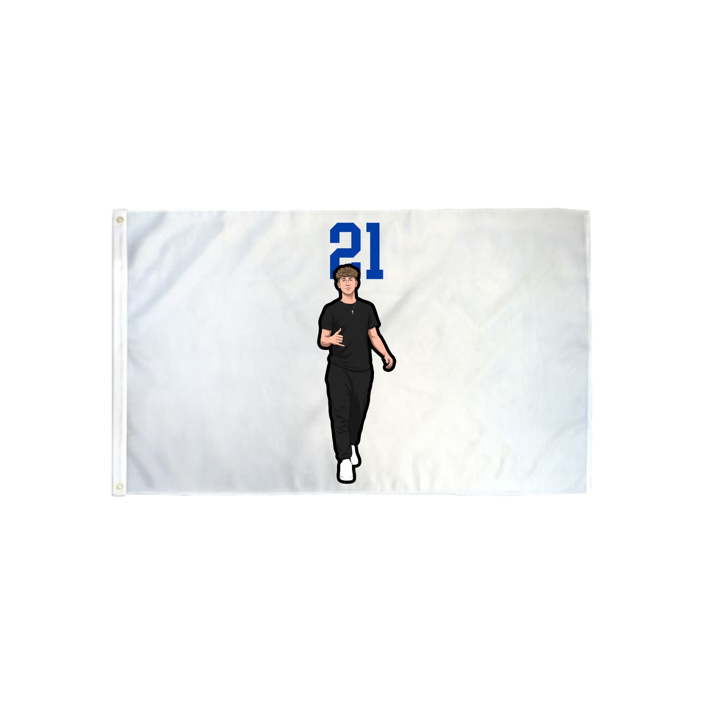 3x5 Flag — Number Top in Classic