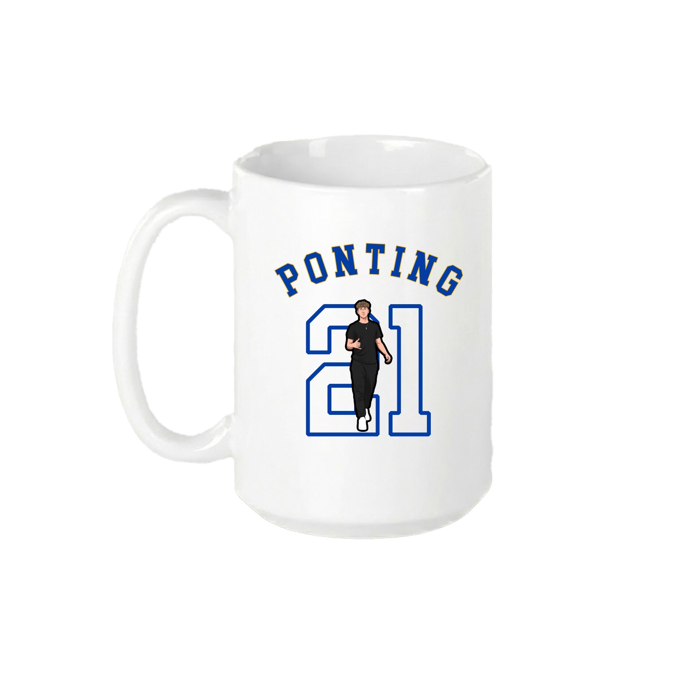 15oz Coffee Mug — Shirsey Arch in White