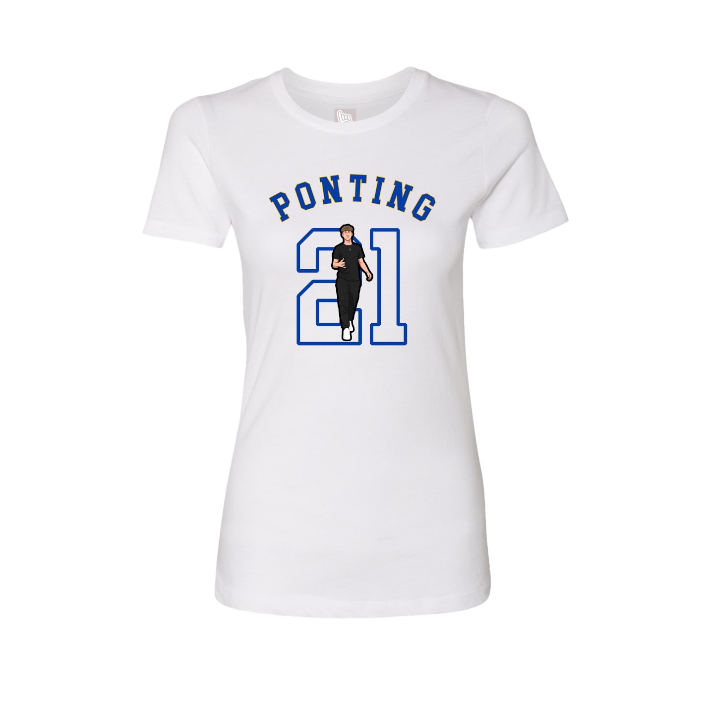 Womens Tee — Shirsey Arch in White