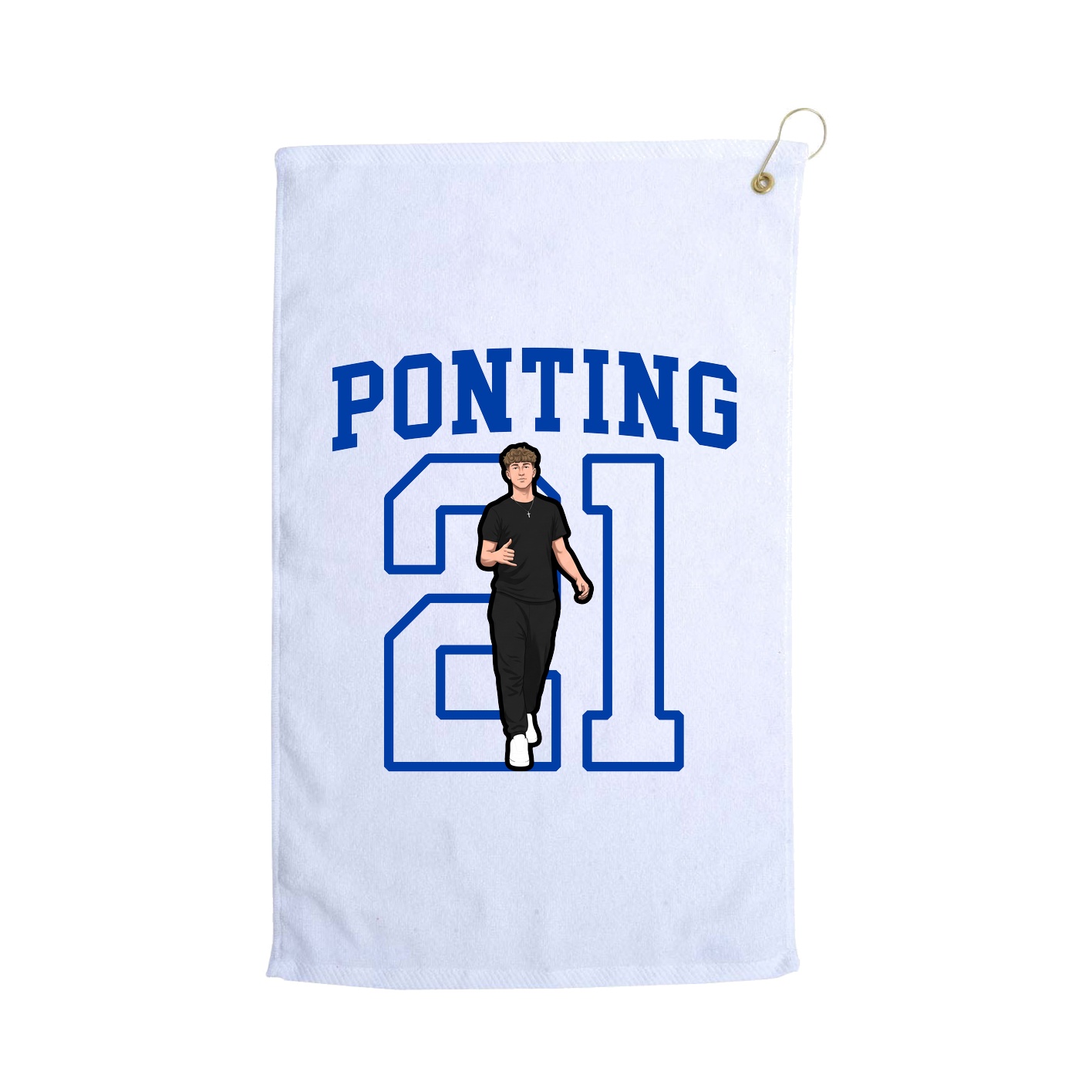 Golf Towel — Shirsey in White
