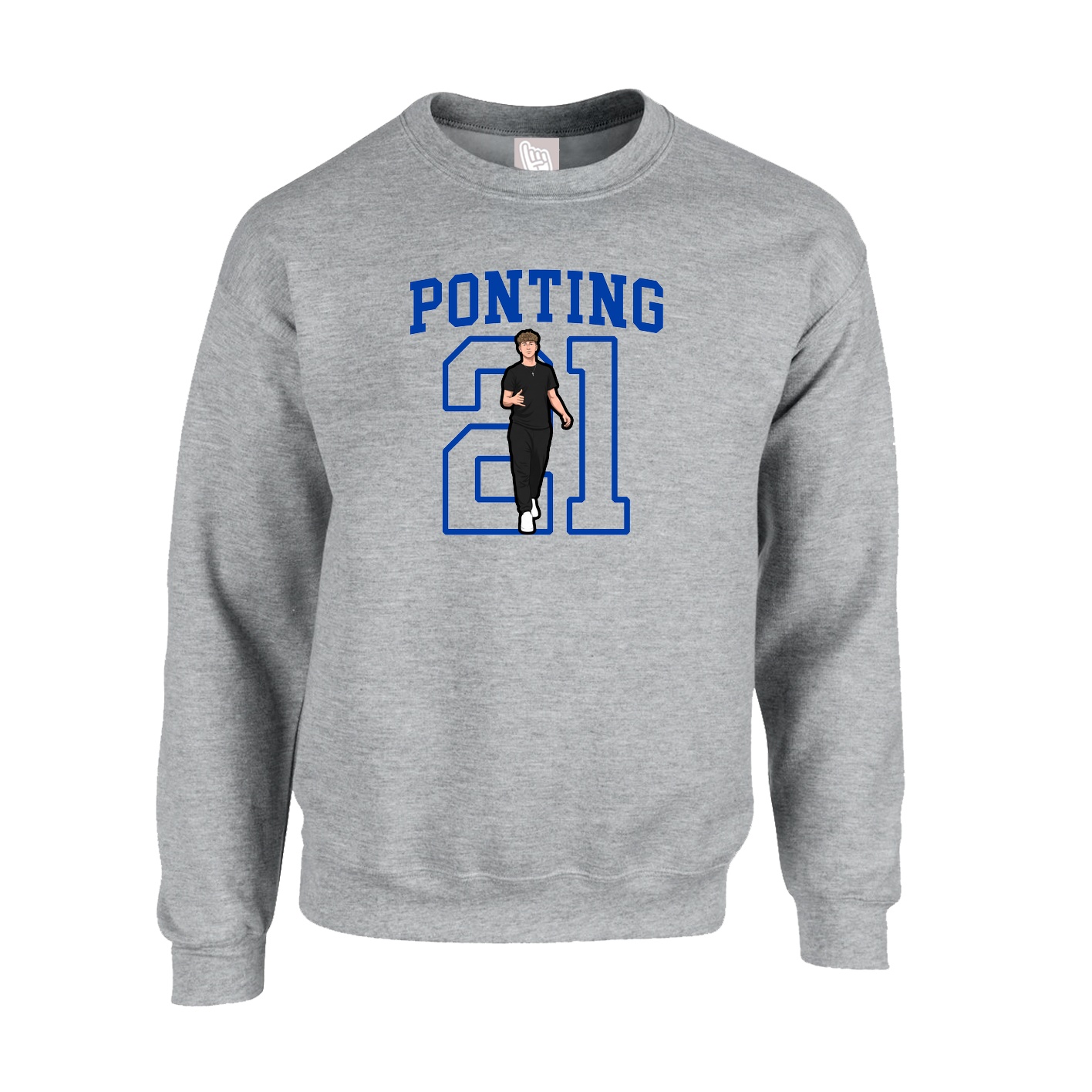 Fleece Crew — Shirsey in Grey
