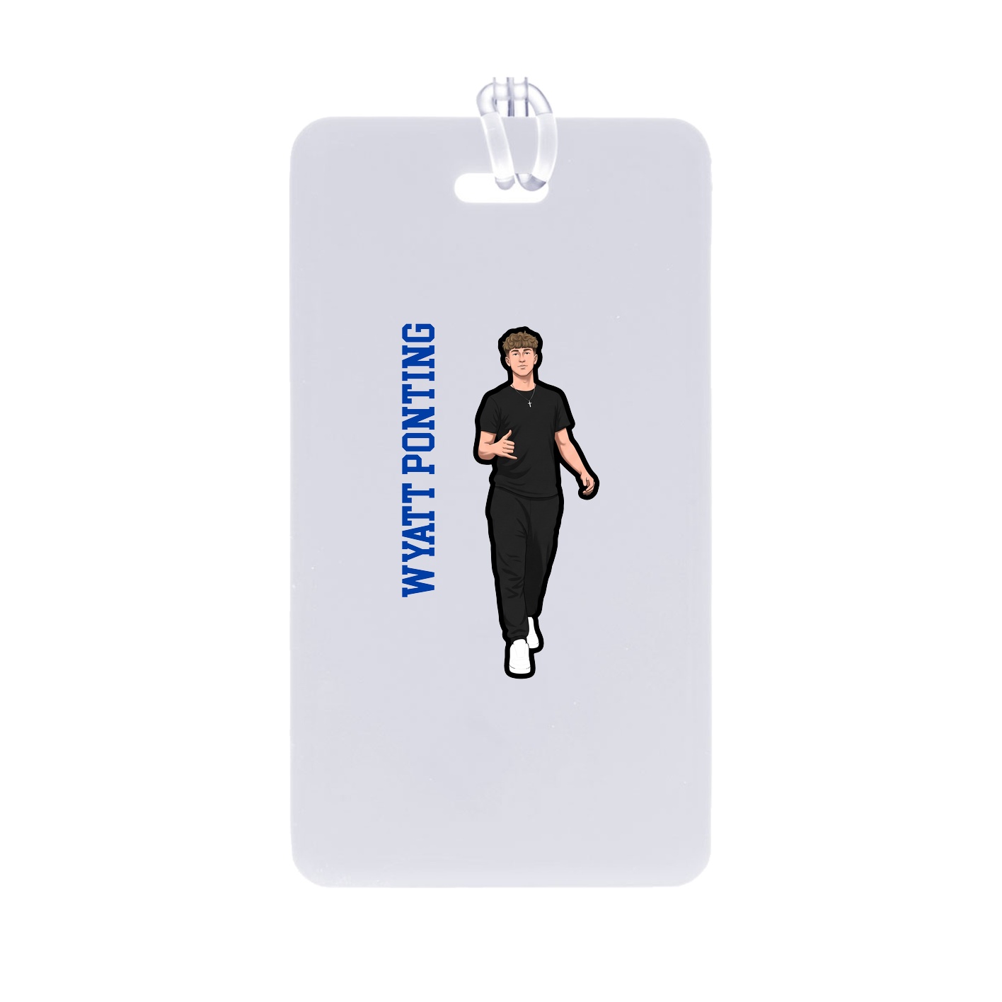 Bag Tag — Name Vertical in Classic