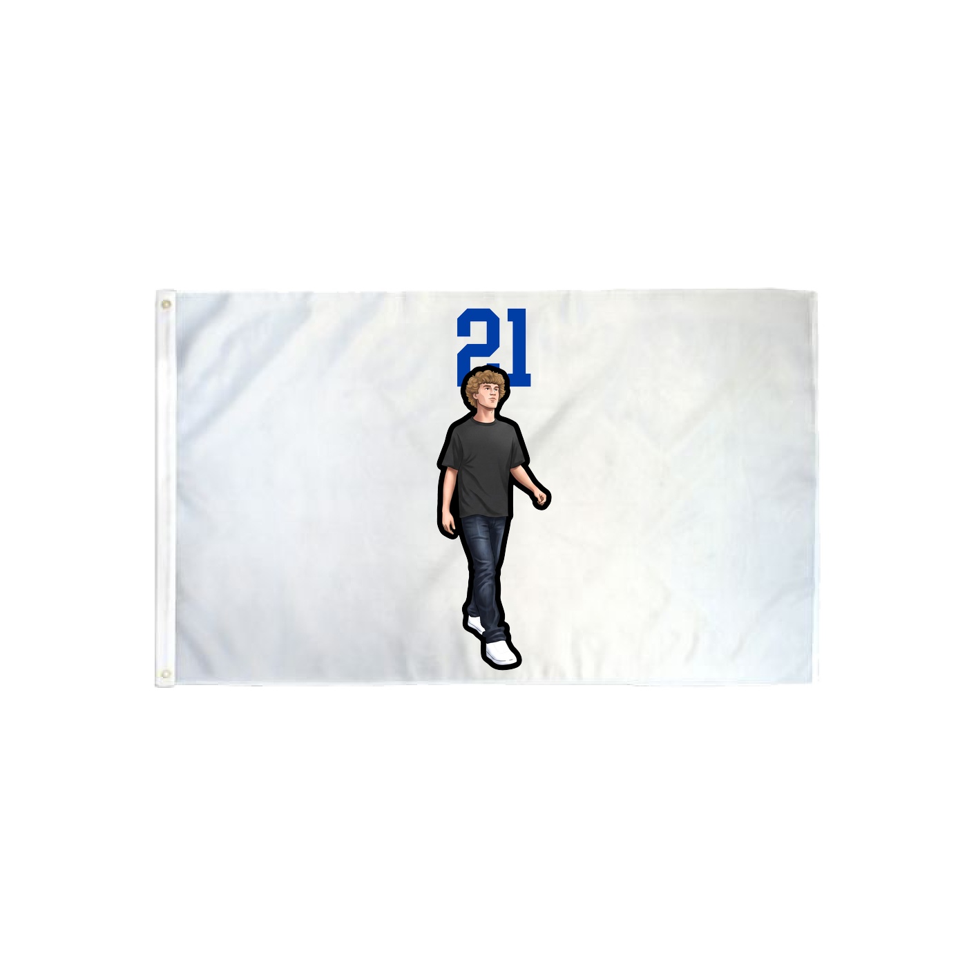 3x5 Flag — Number Top in Classic