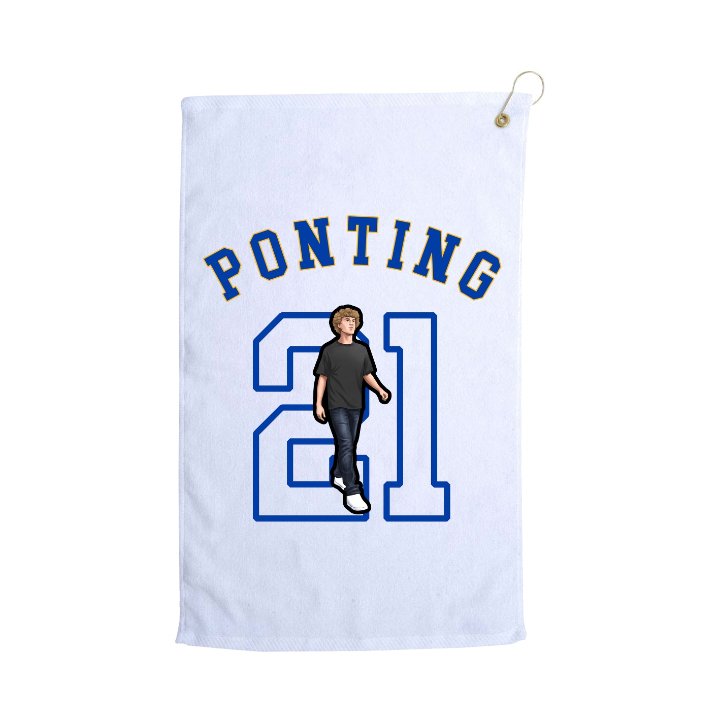 Golf Towel — Shirsey Arch in White