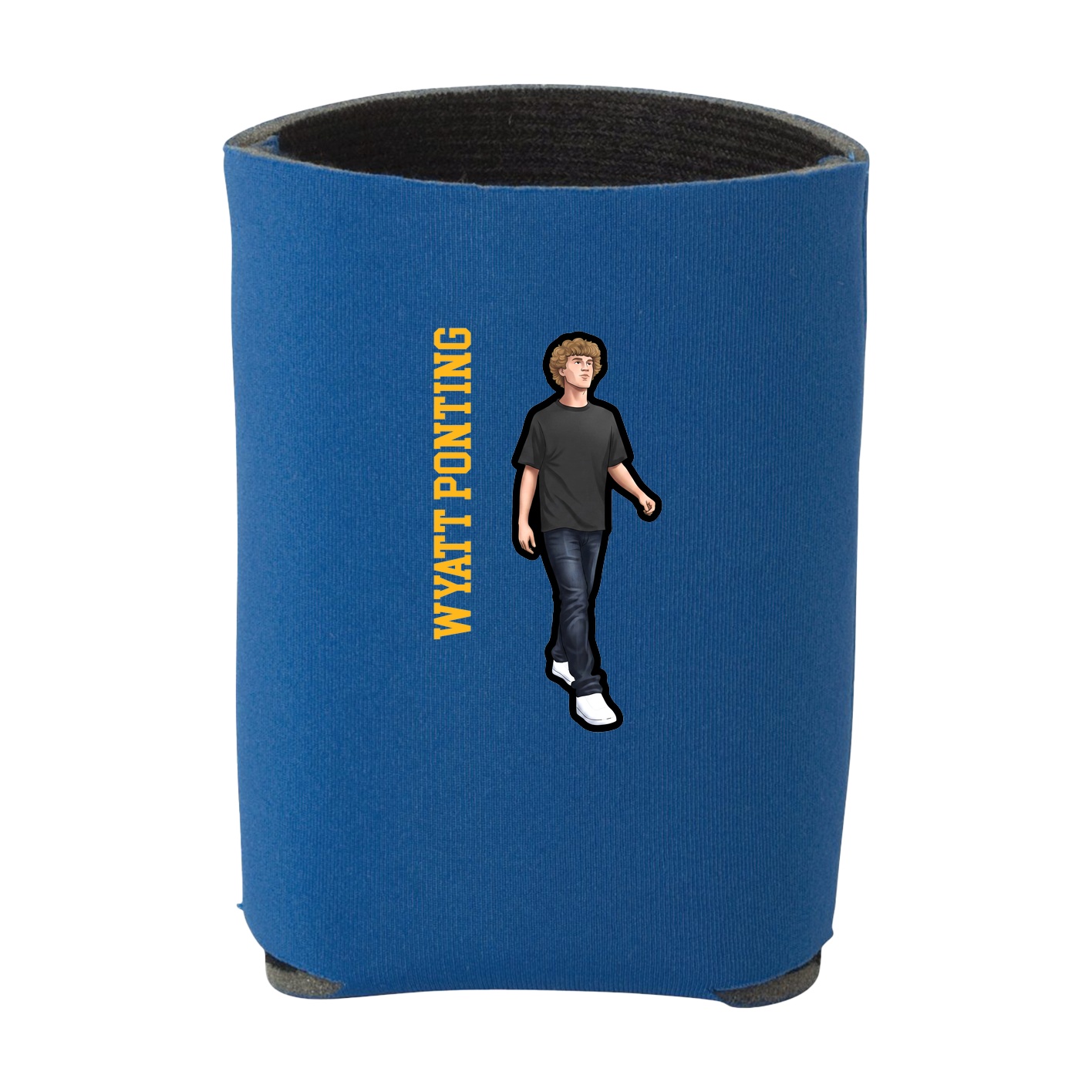 Can Holder — Name Vertical in Royal