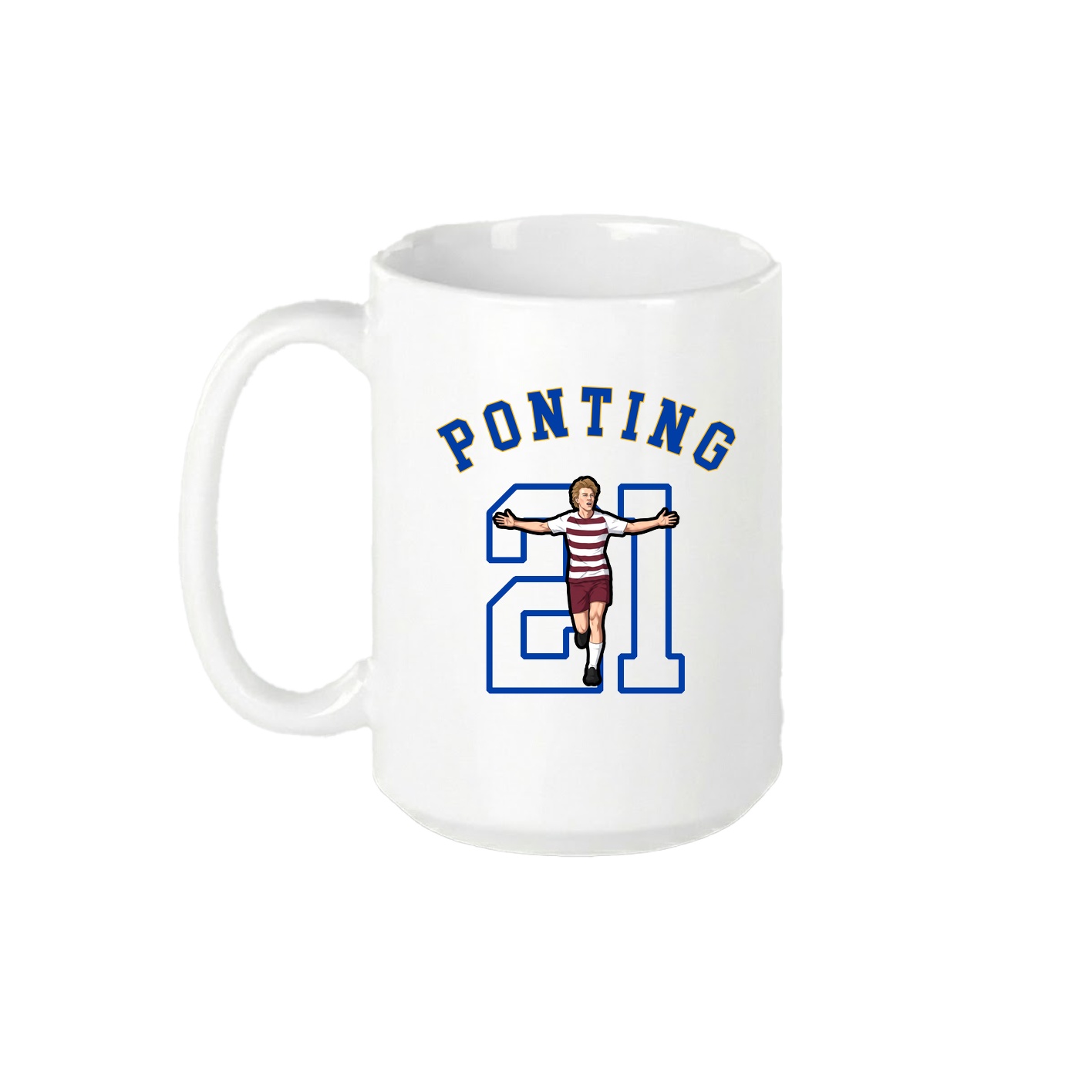 15oz Coffee Mug — Shirsey Arch in White