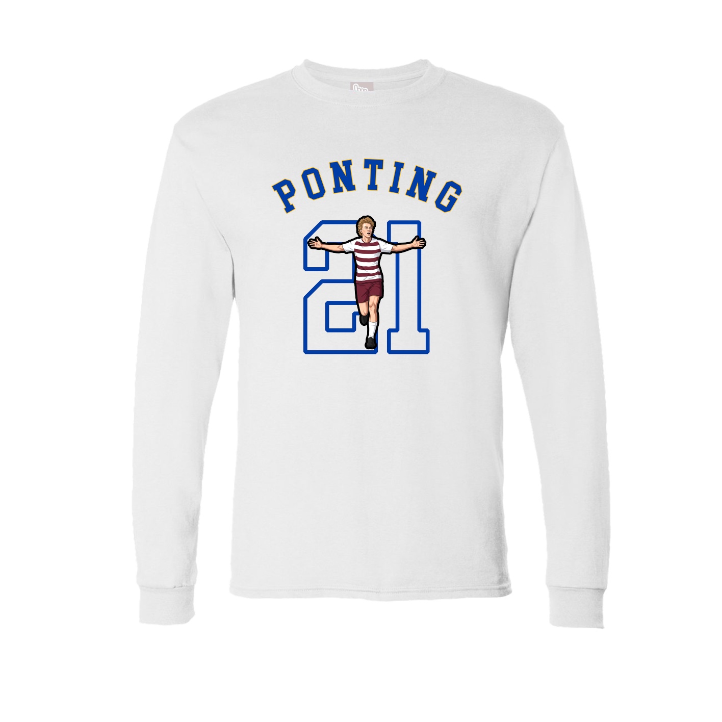 Long Sleeve Tee — Shirsey Arch in White
