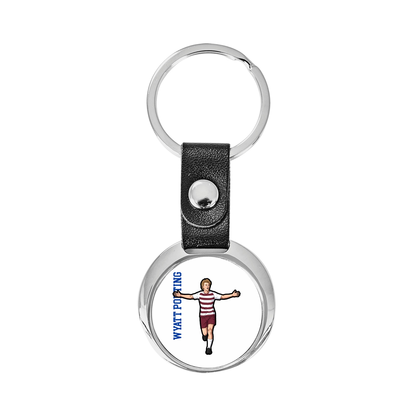 Key Chain — Name Vertical in Classic