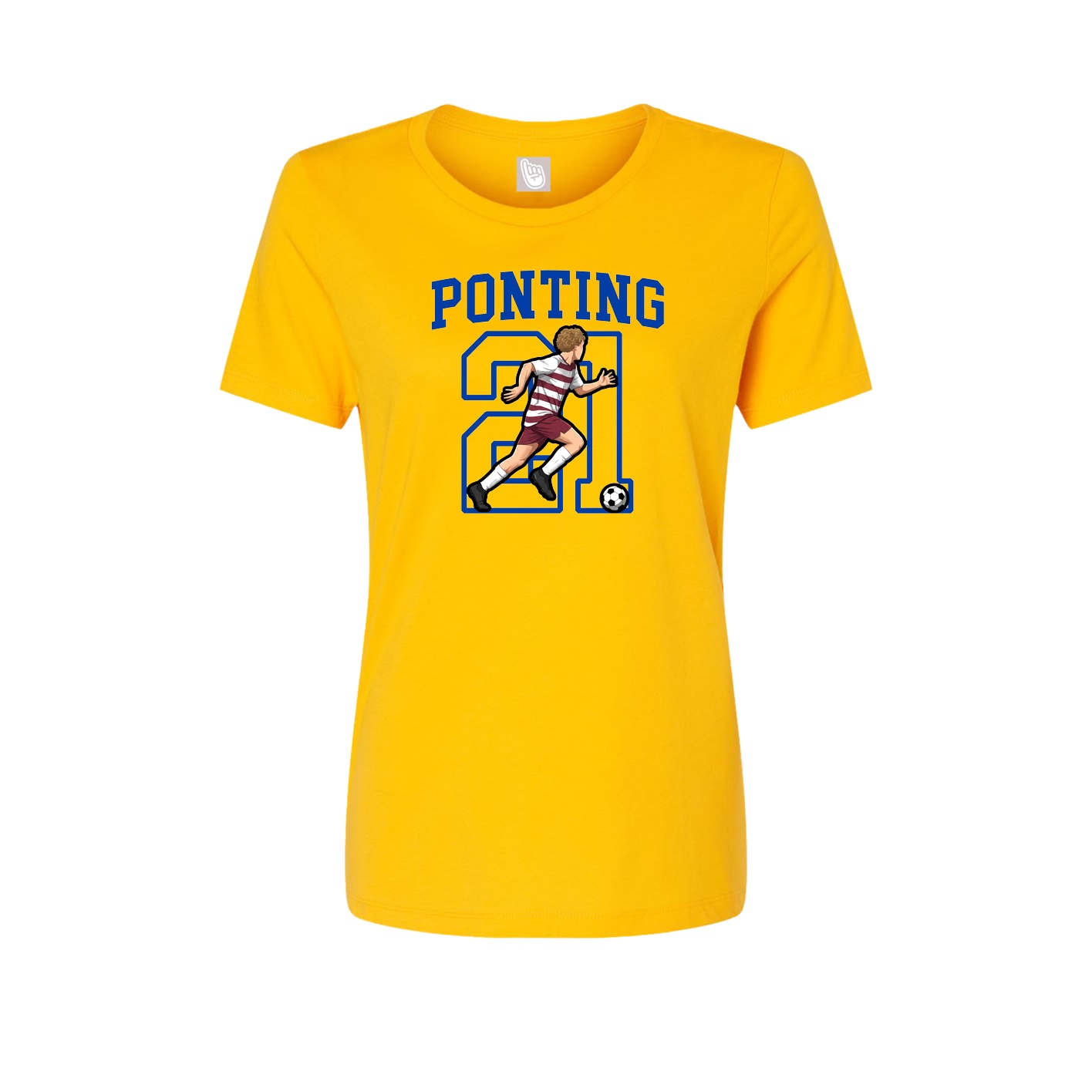 Fitted Women's Tee — Shirsey in Gold