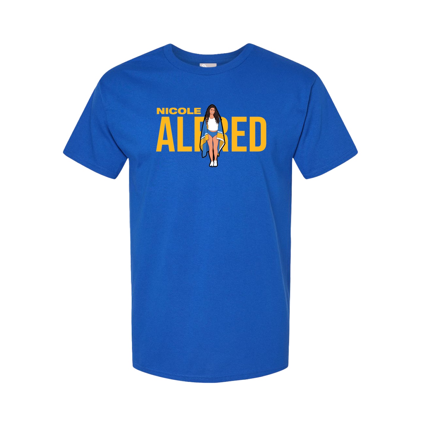 Tee — Player Name in Royal