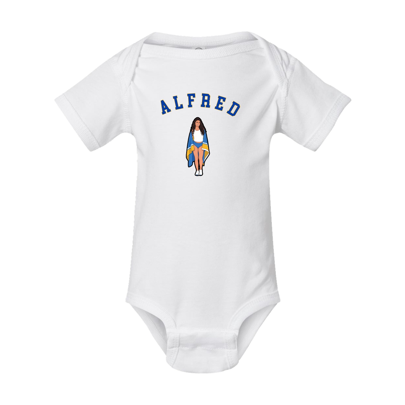 Baby Onesie — Shirsey Arch in White