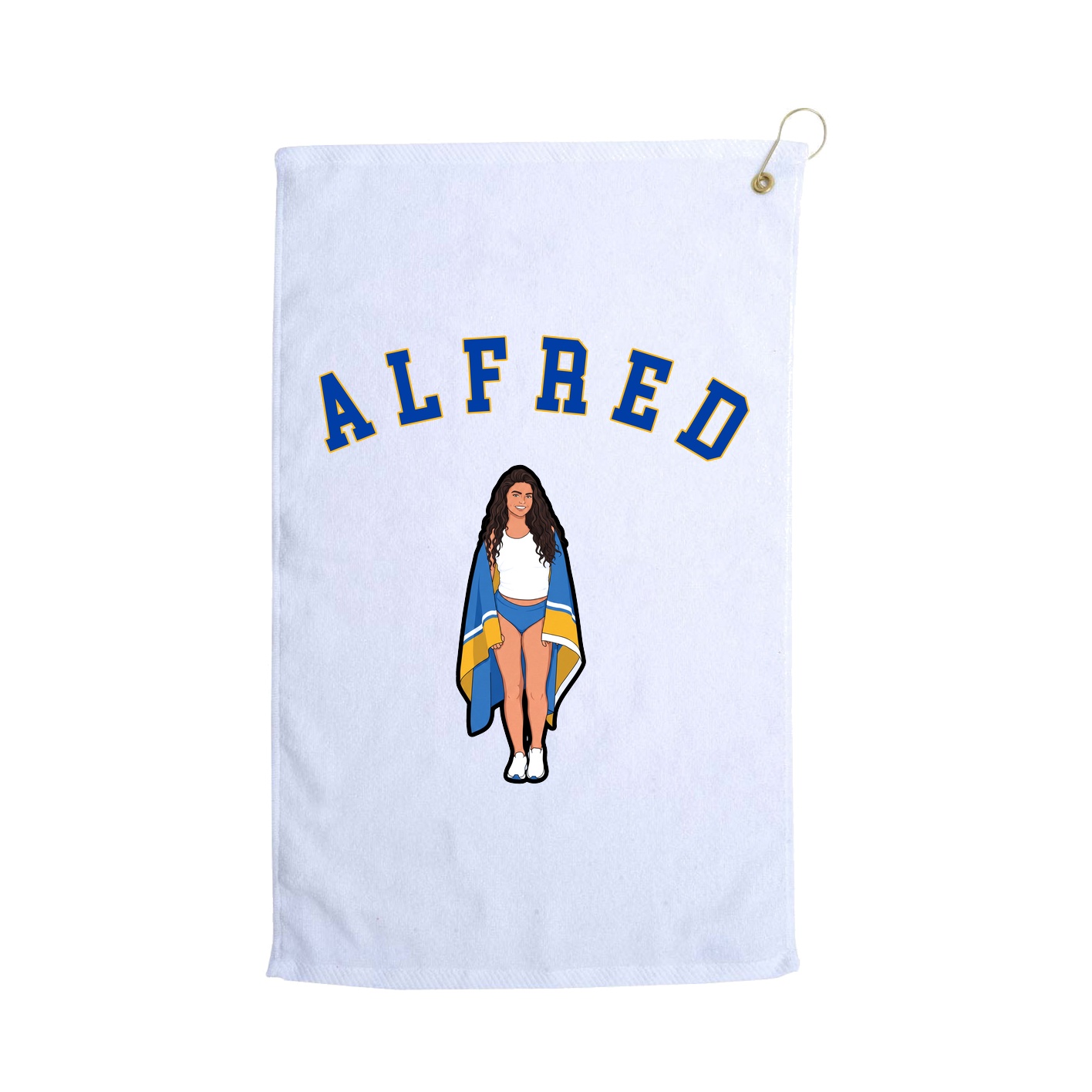 Golf Towel — Shirsey Arch in White
