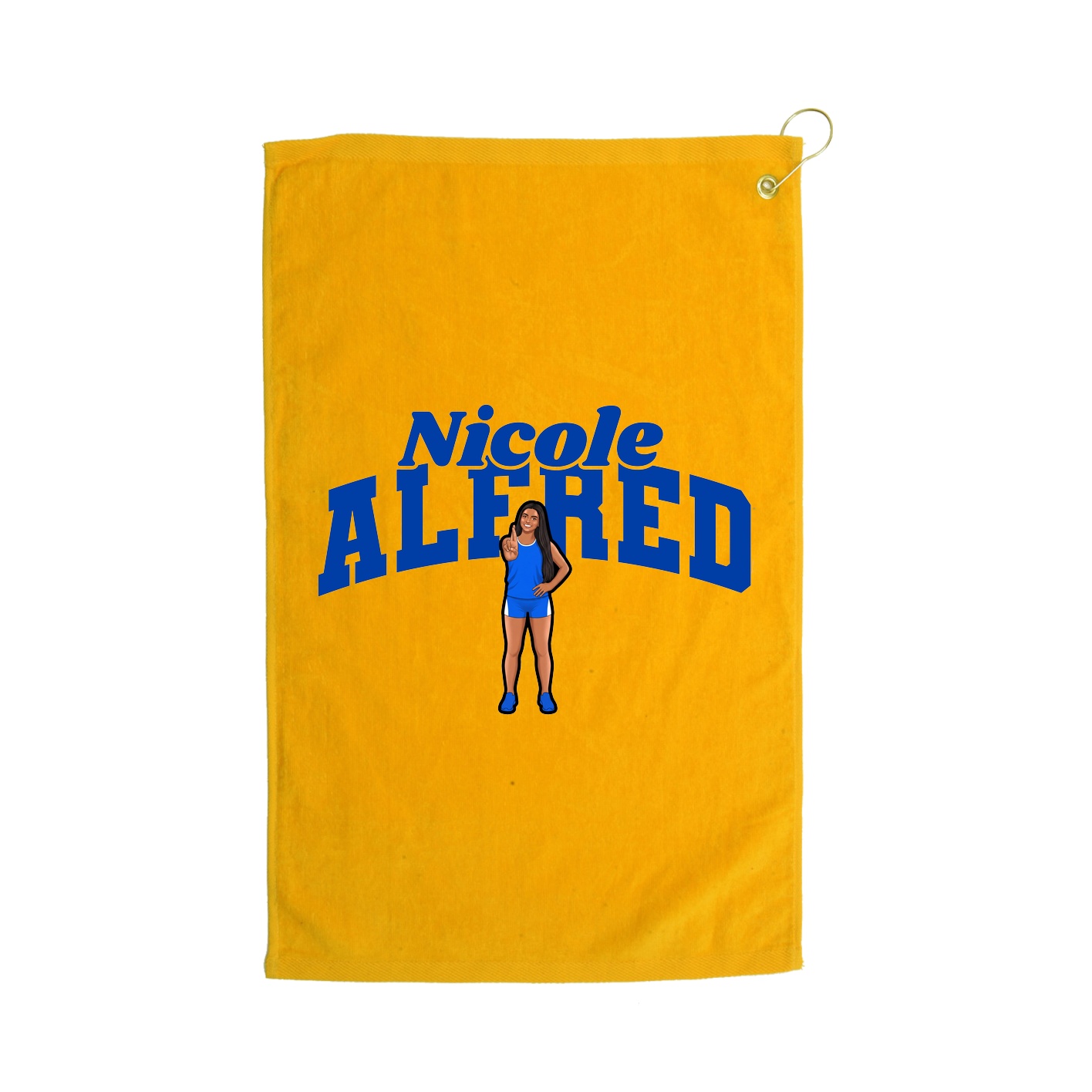 Golf Towel — Signature Arch in Gold