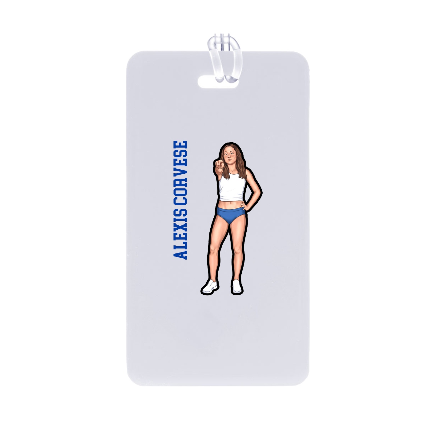Bag Tag — Name Vertical in Classic