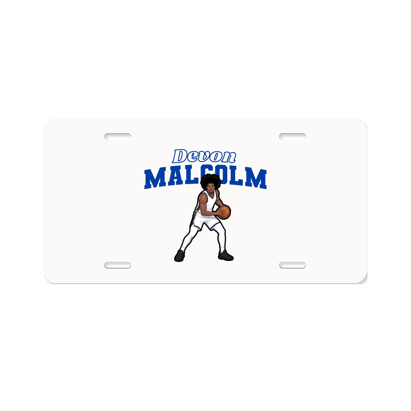 License Plate — Name Arch in Classic