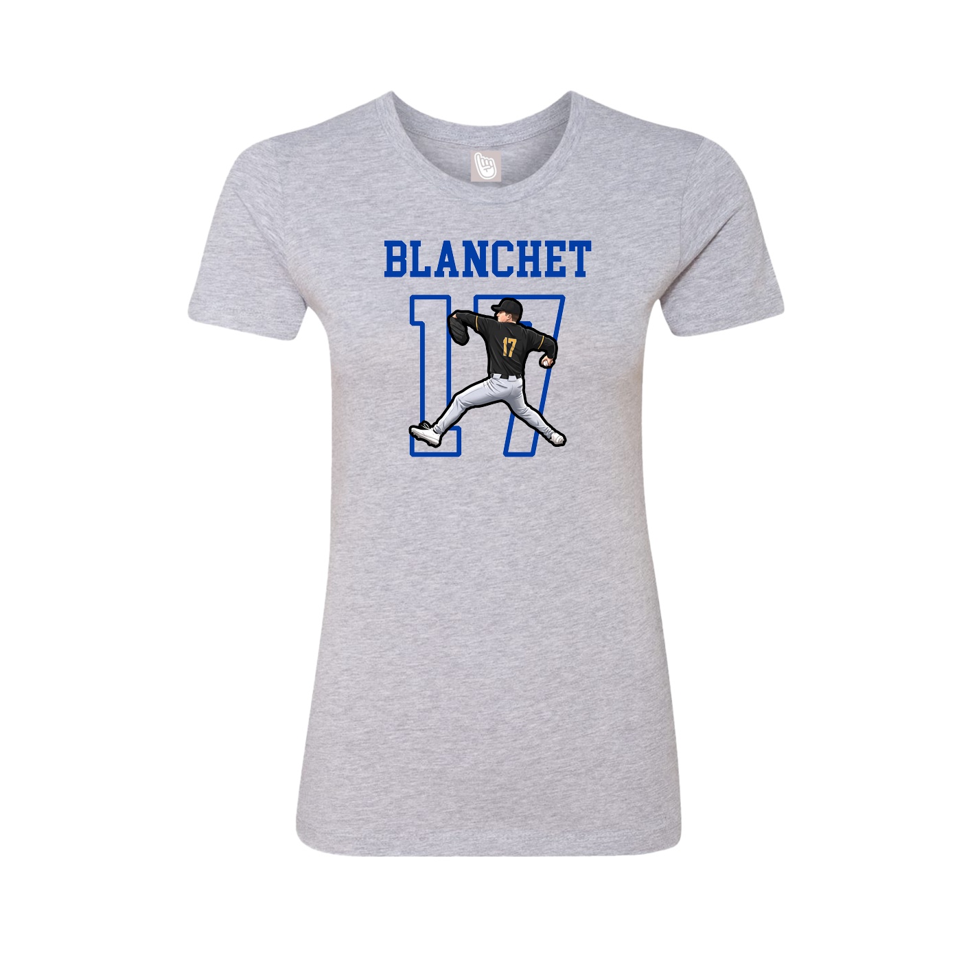 Fitted Women's Tee — Shirsey in Grey