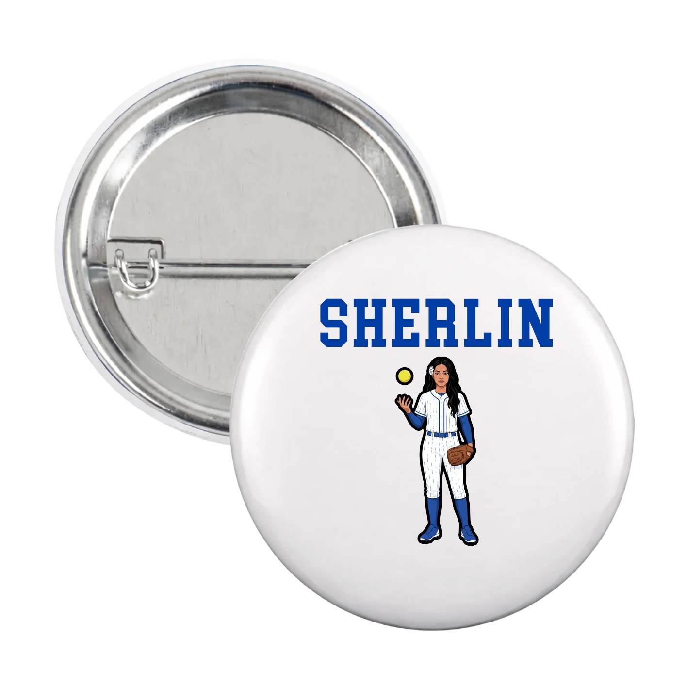 Game Day Button — Shirsey in White