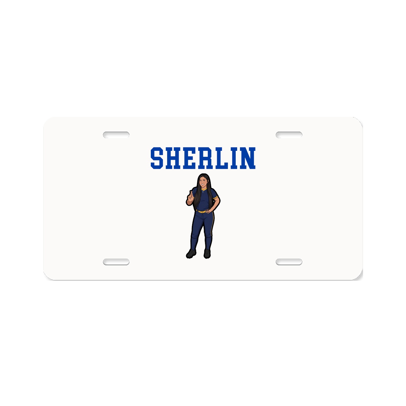 License Plate — Shirsey in Classic