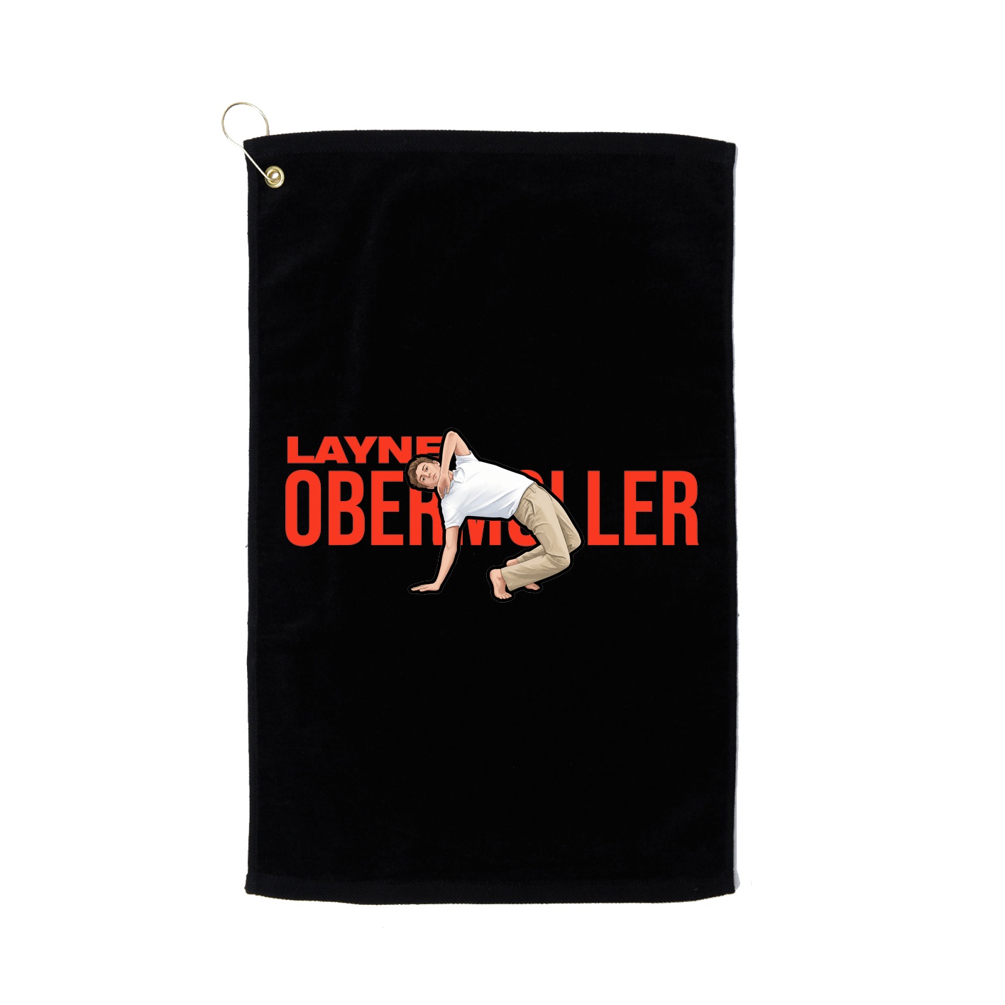 Golf Towel — Player Name in Black