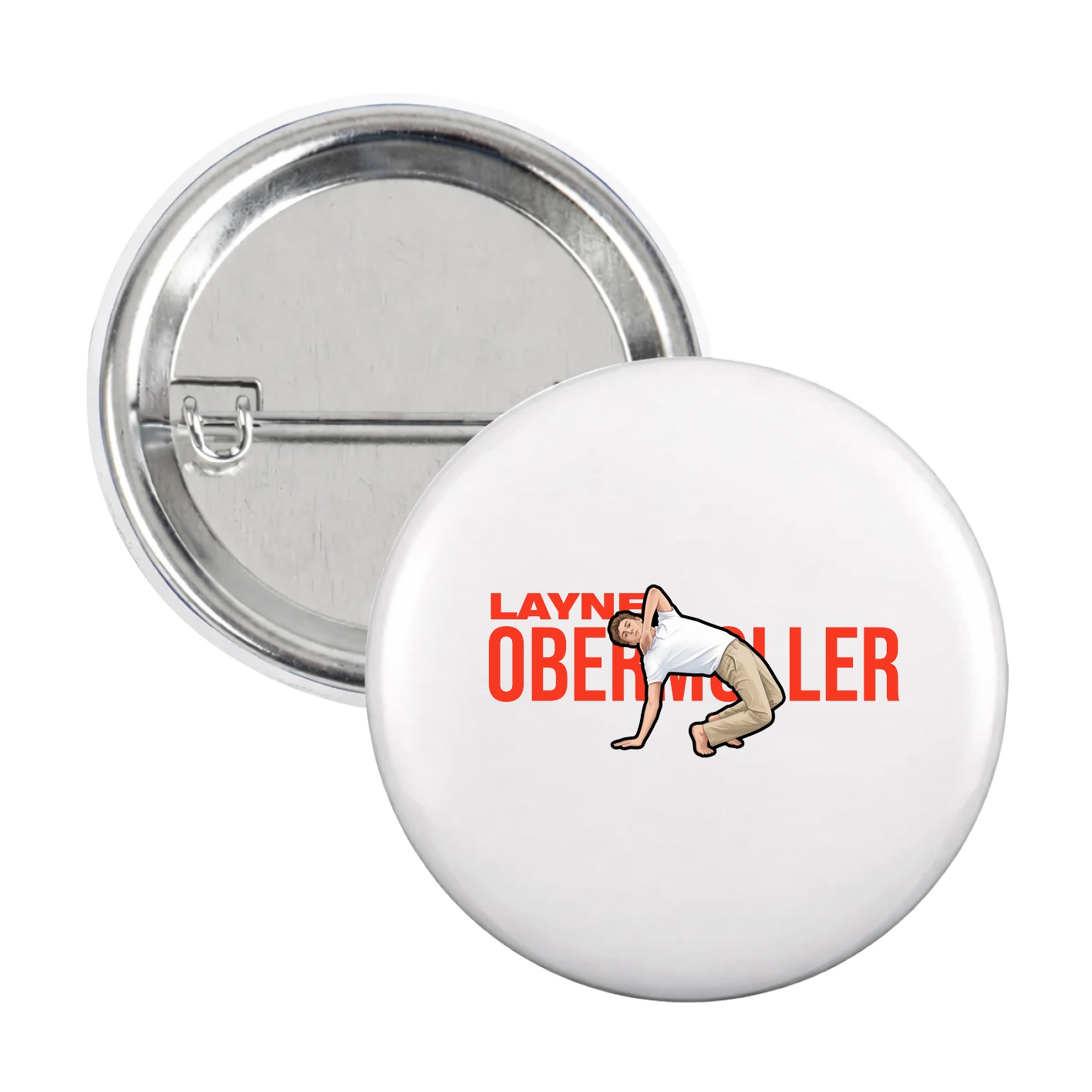 Game Day Button — Player Name in White