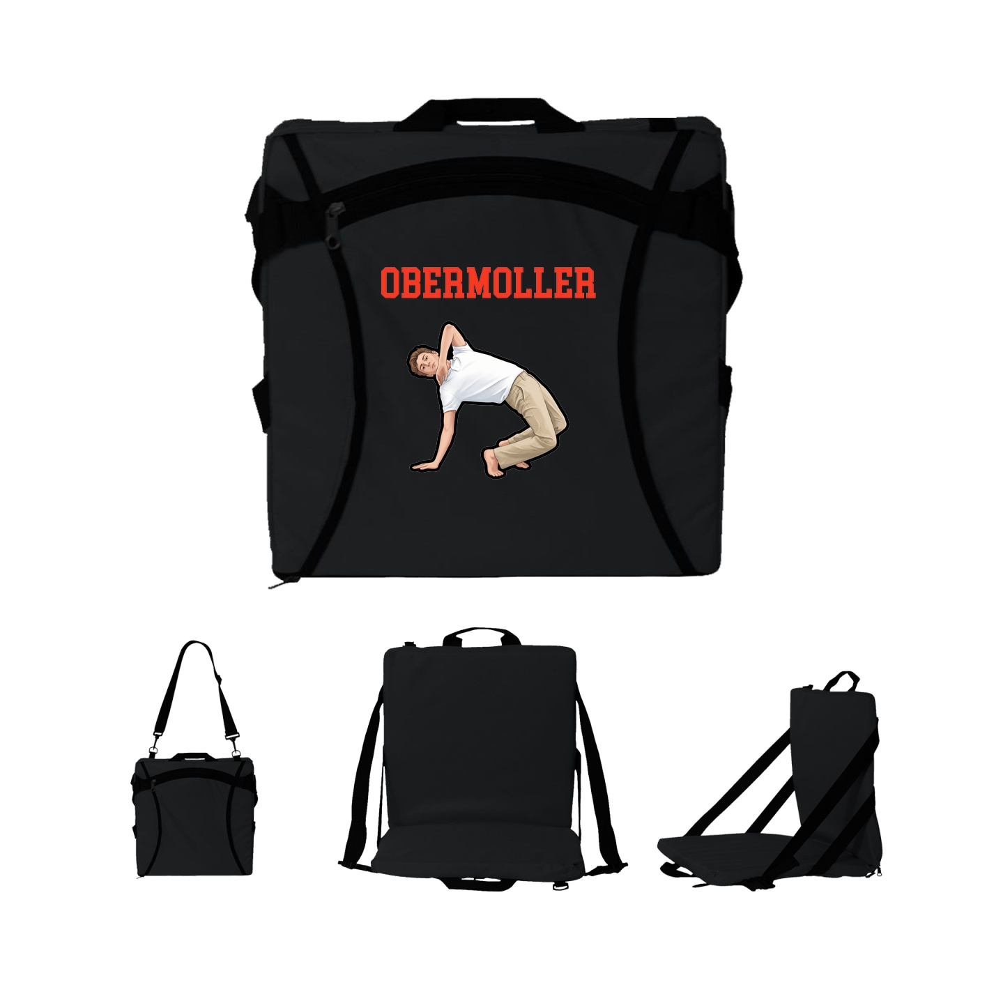 Folding Stadium Seat — Shirsey in Black