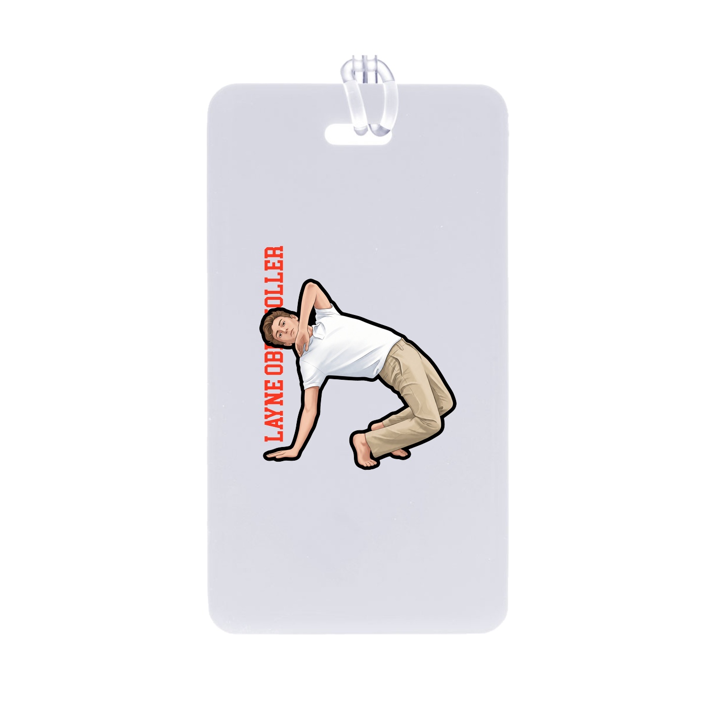 Bag Tag — Name Vertical in Classic