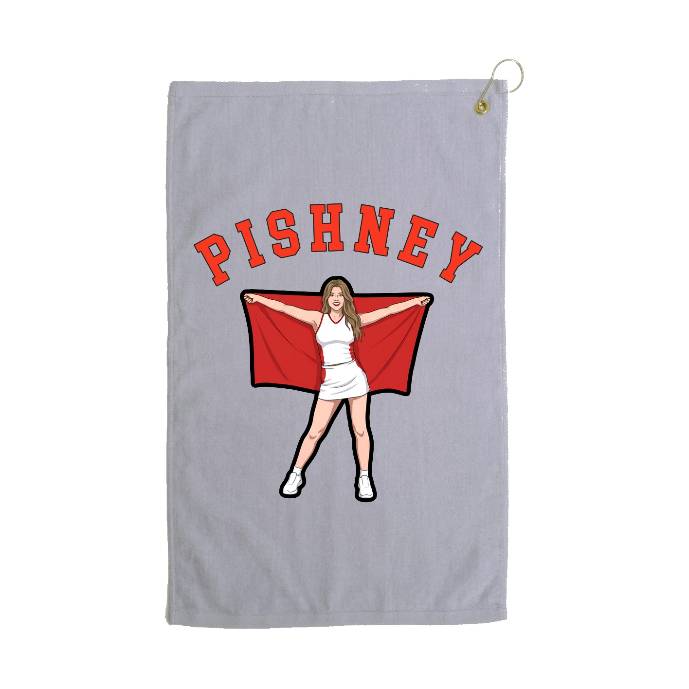Golf Towel — Shirsey Arch in Grey