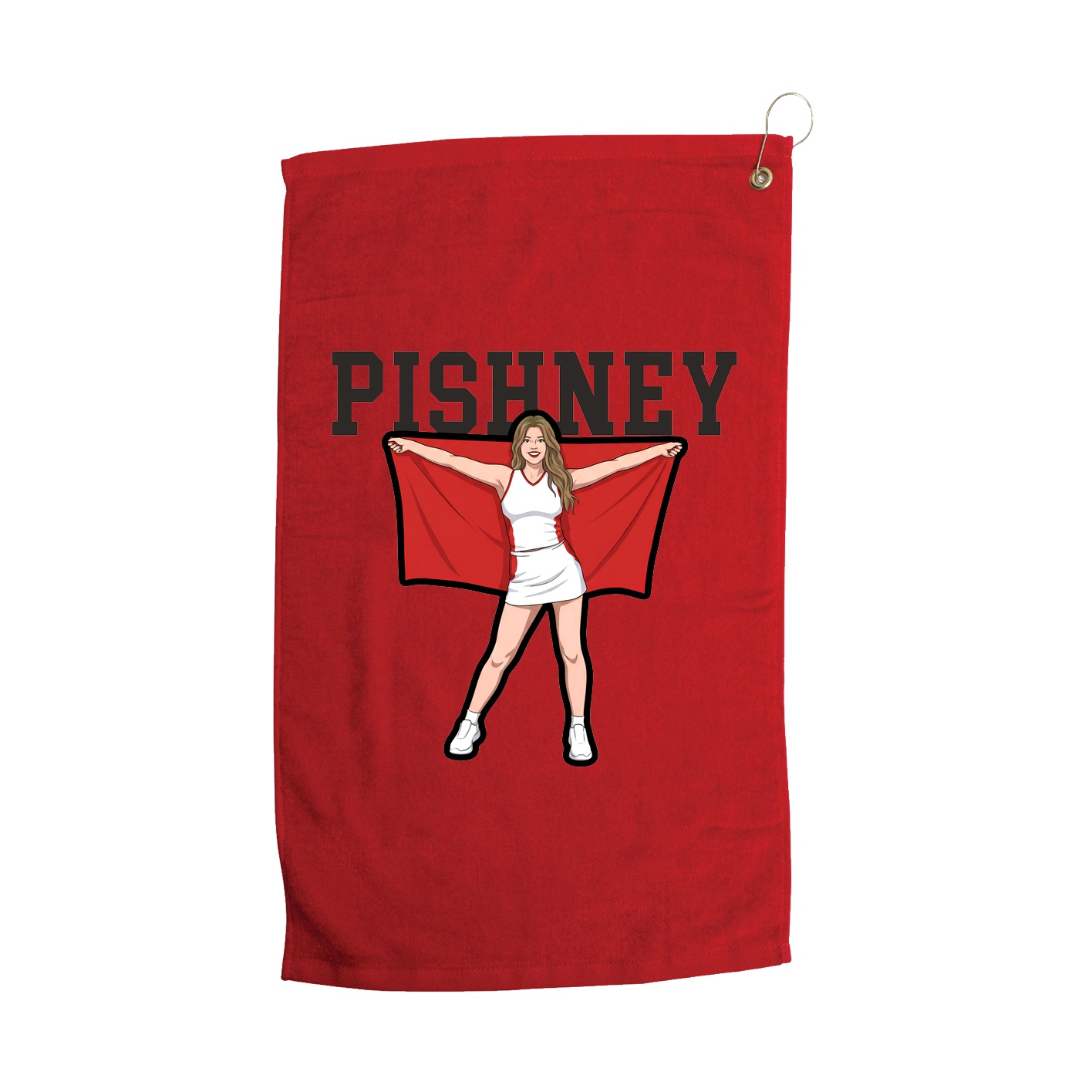 Golf Towel — Shirsey in Red