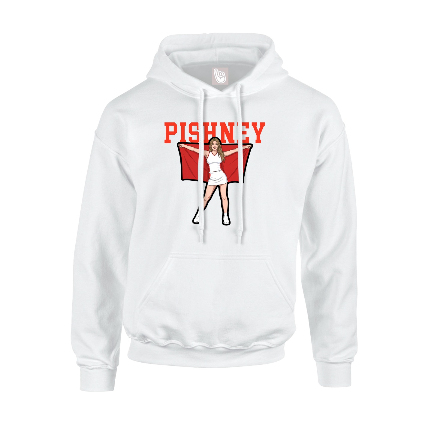 Hoodie — Shirsey in White