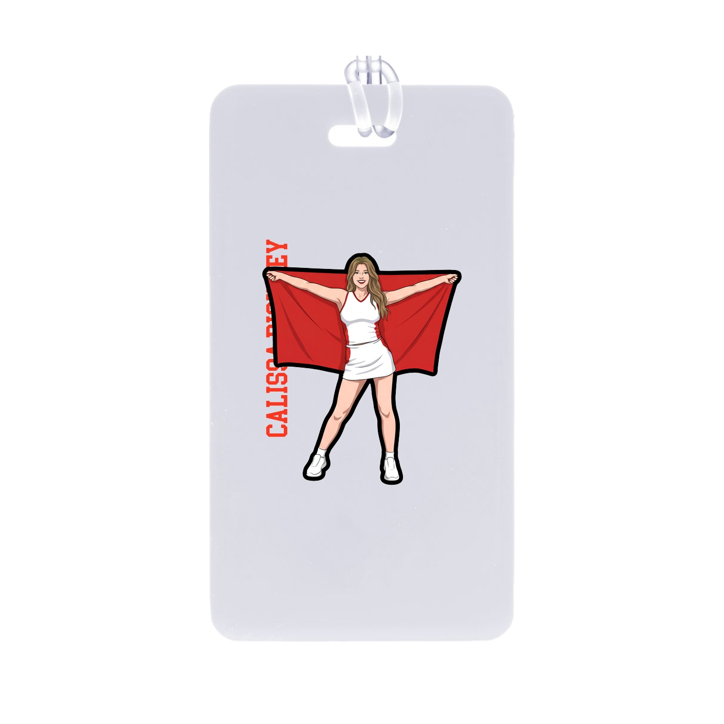 Bag Tag — Name Vertical in Classic