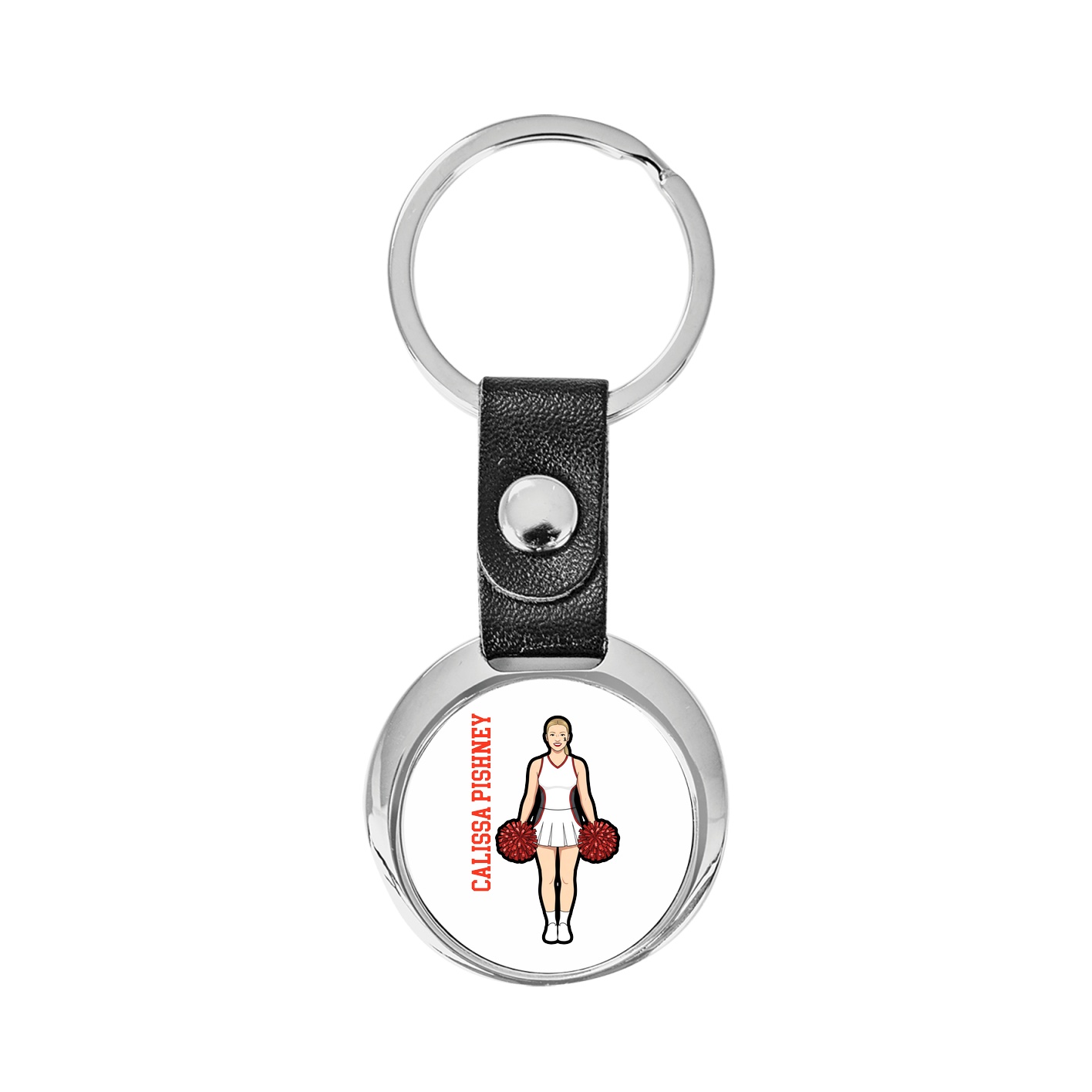 Key Chain — Name Vertical in Classic