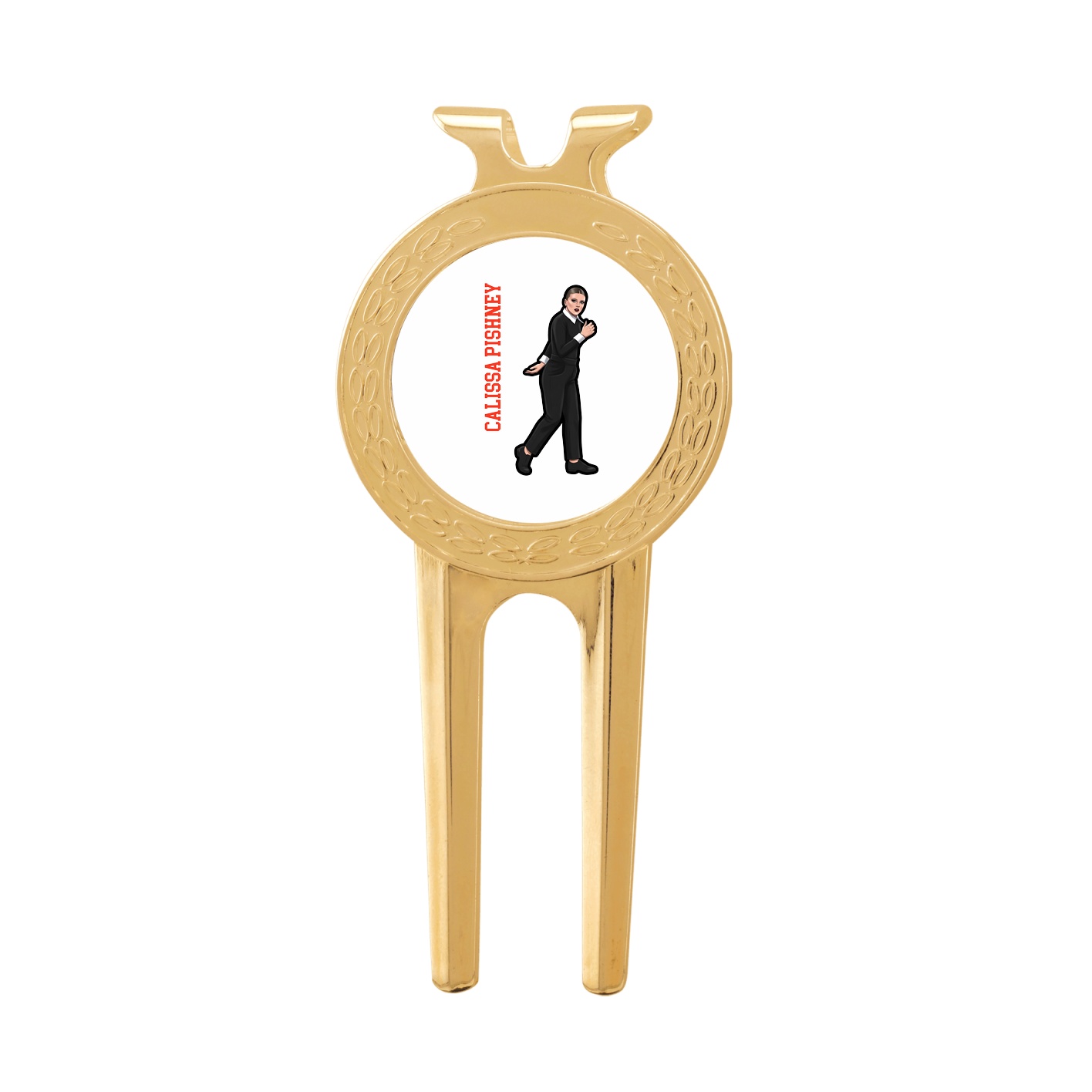 Divot Tool with Ball Marker — Name Vertical in Classic