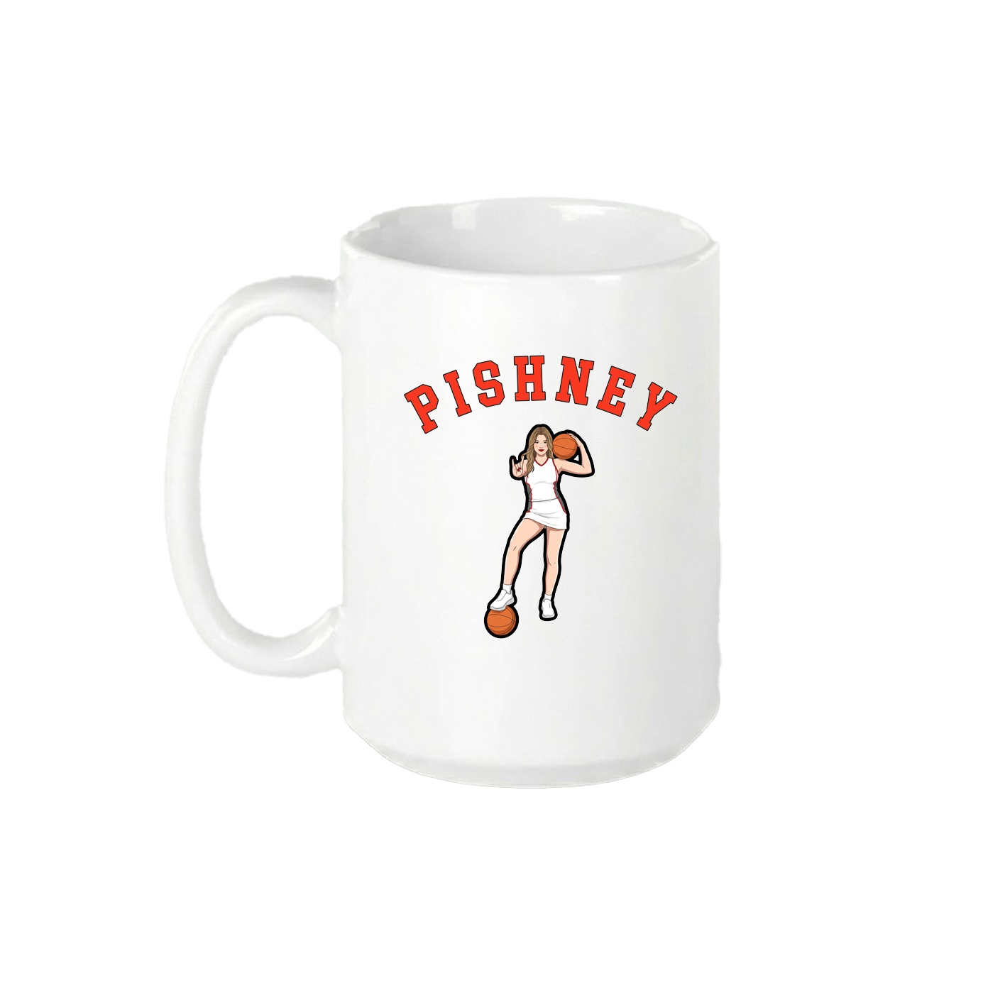 15oz Coffee Mug — Shirsey Arch in White