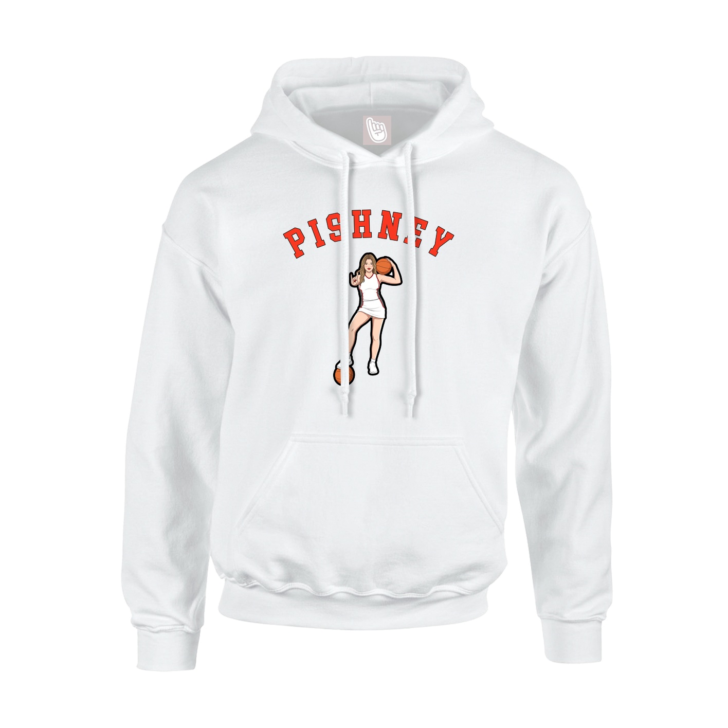 Youth Hoodie — Shirsey Arch in White