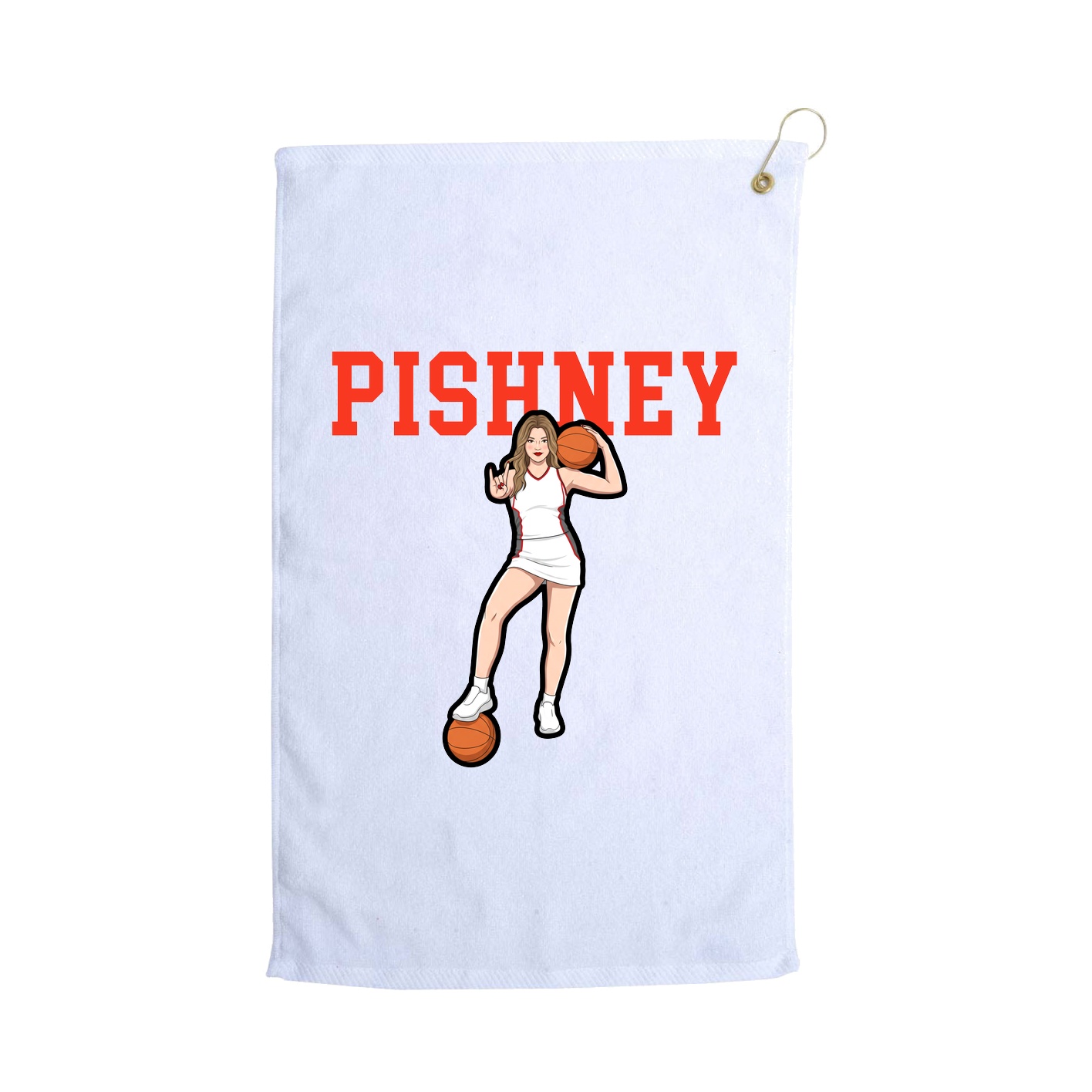 Golf Towel — Shirsey in White