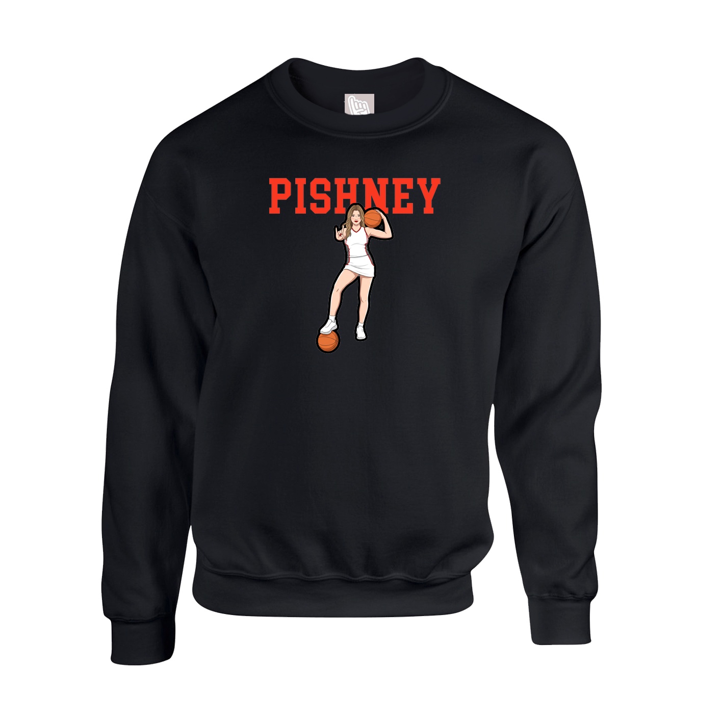 Fleece Crew — Shirsey in Black